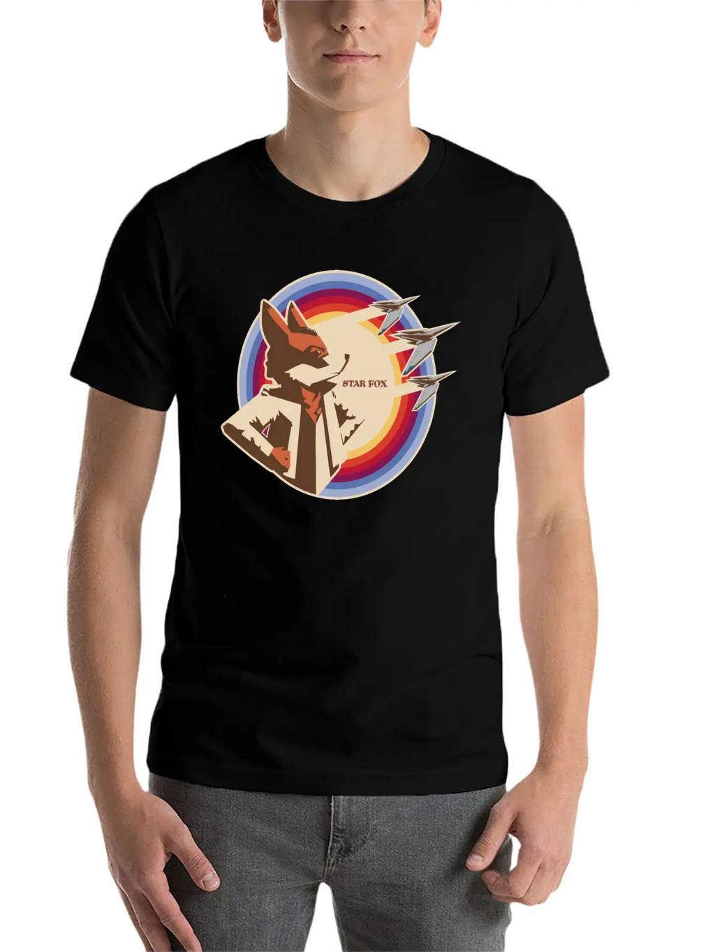 Look To The Stars, Fox Unisex Short Sleeve Soft Cotton T-Shirt – Casual Everyday Wear