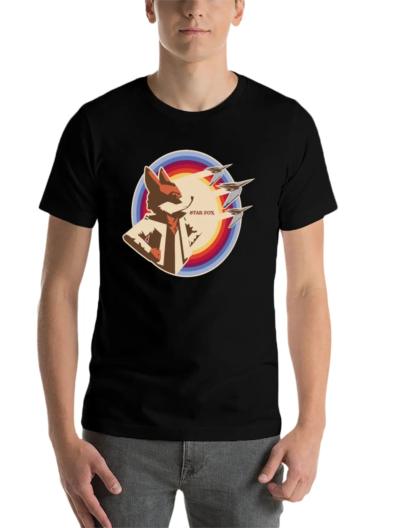 Look To The Stars, Fox Unisex Short Sleeve Soft Cotton T-Shirt – Casual Everyday Wear