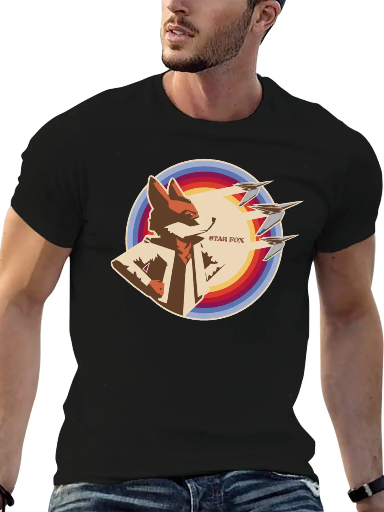 Look To The Stars, Fox Unisex Short Sleeve Soft Cotton T-Shirt – Casual Everyday Wear