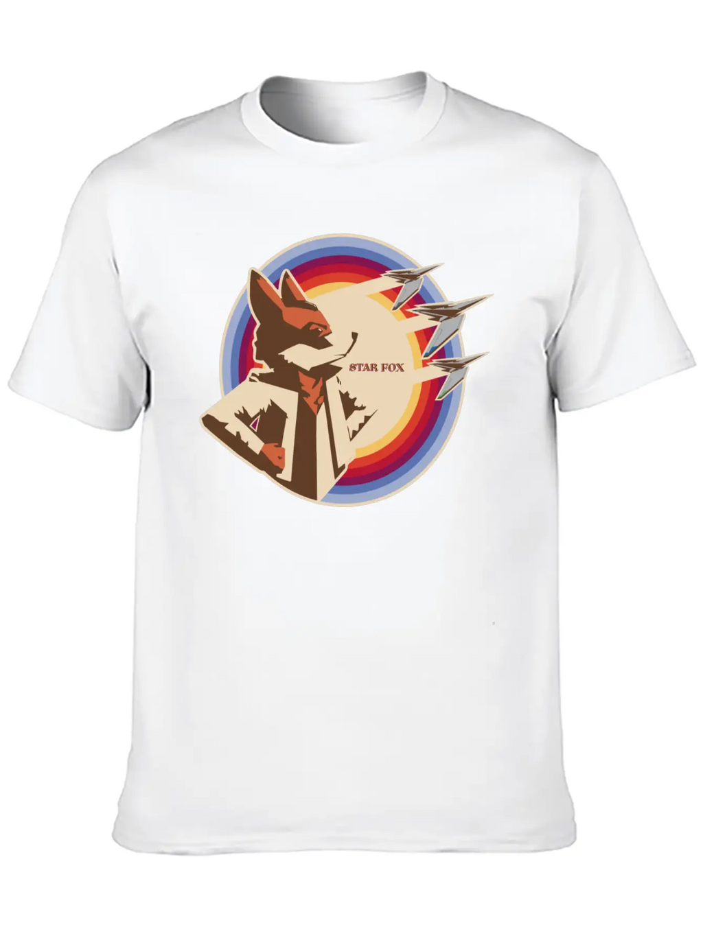 Look To The Stars, Fox Unisex Short Sleeve Soft Cotton T-Shirt – Casual Everyday Wear