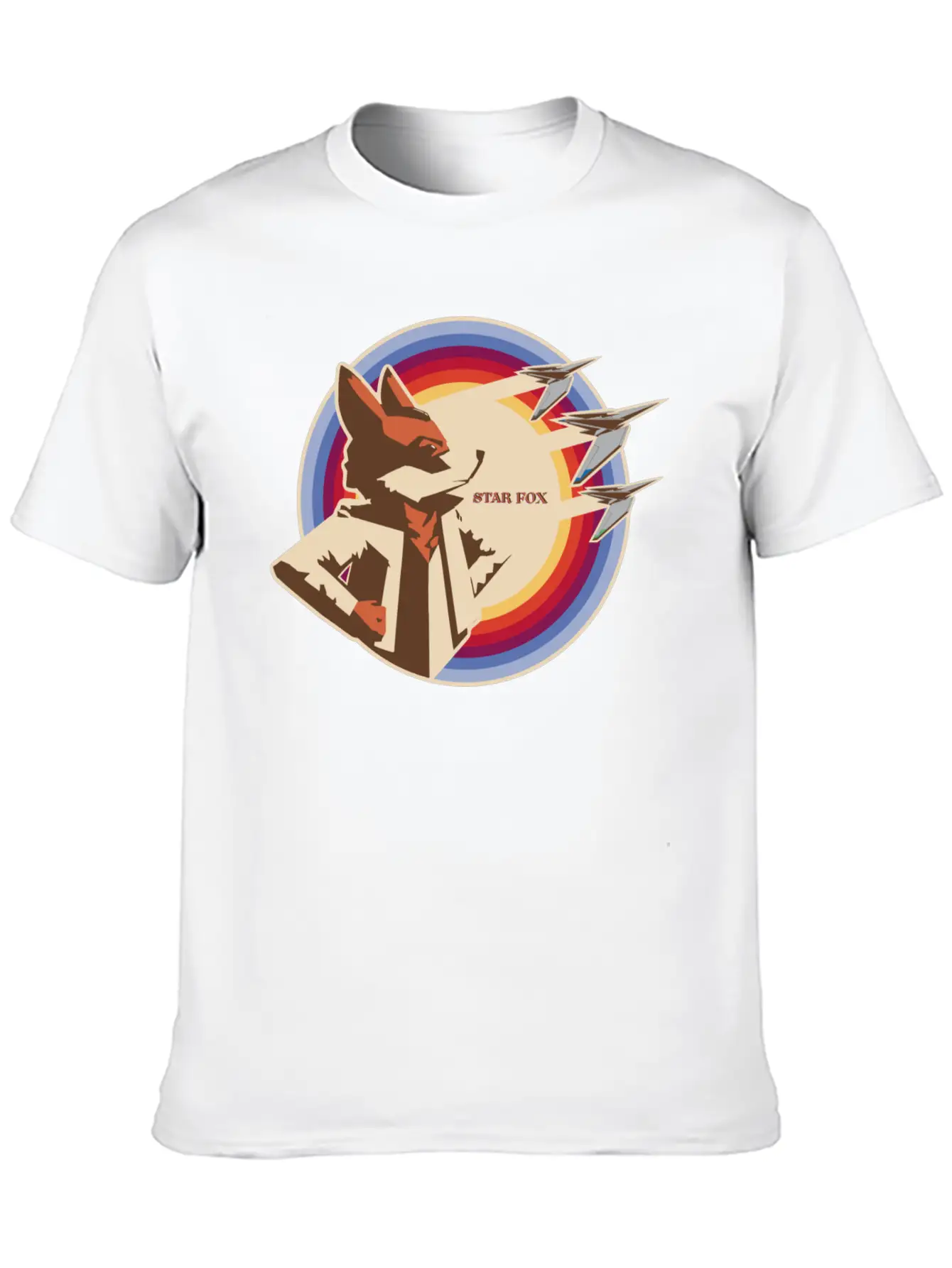 Look To The Stars, Fox Unisex Short Sleeve Soft Cotton T-Shirt – Casual Everyday Wear