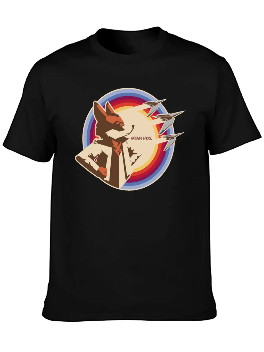Look To The Stars, Fox Unisex Short Sleeve Soft Cotton T-Shirt – Casual Everyday Wear