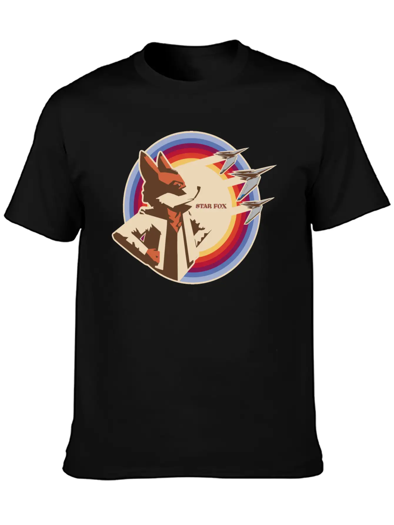 Look To The Stars, Fox Unisex Short Sleeve Soft Cotton T-Shirt – Casual Everyday Wear