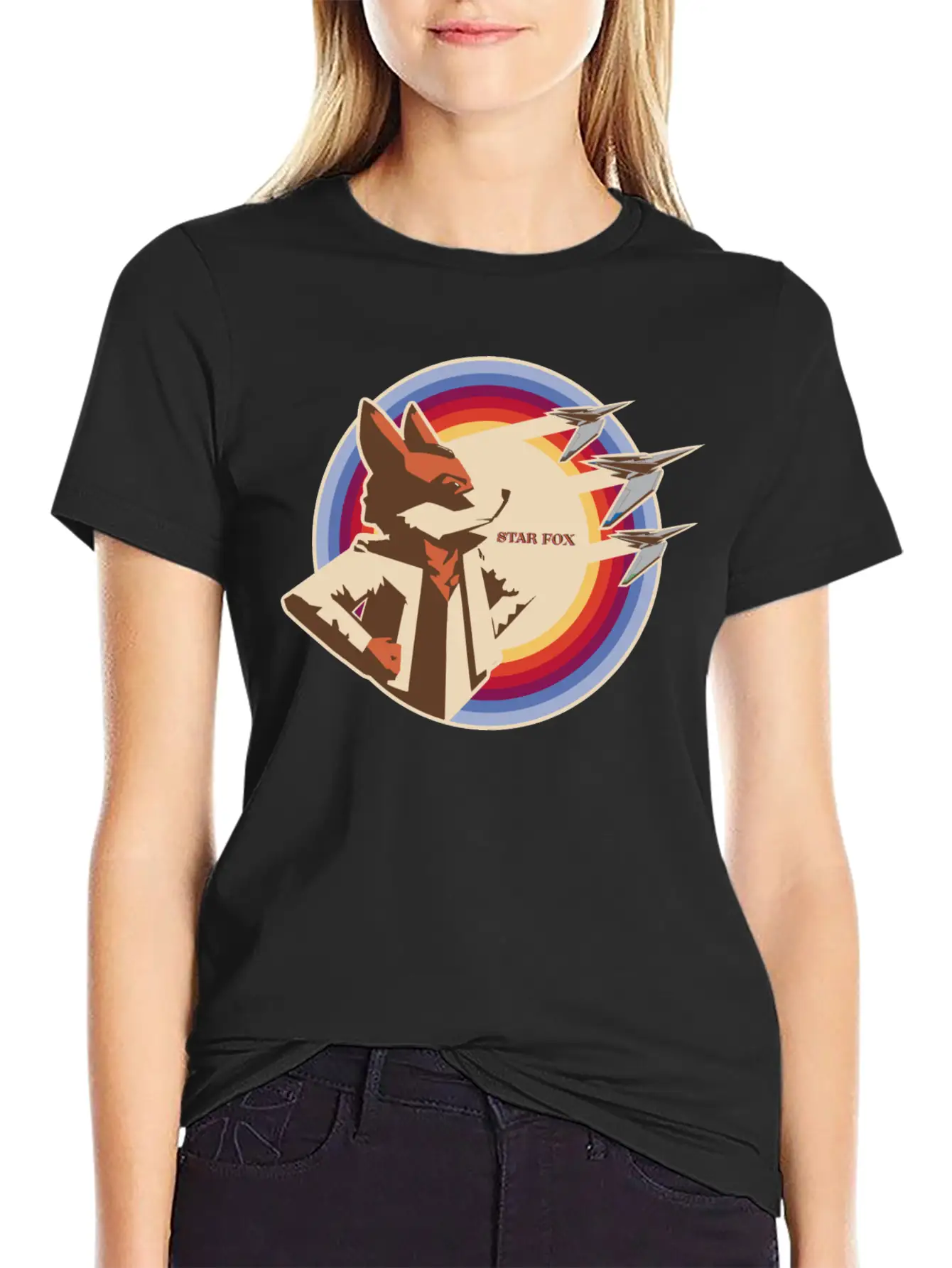 Look To The Stars, Fox Unisex Short Sleeve Soft Cotton T-Shirt – Casual Everyday Wear