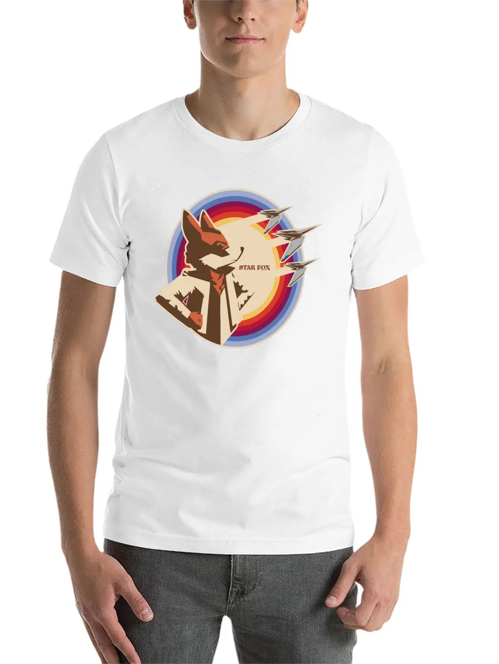 Look To The Stars, Fox Unisex Short Sleeve Soft Cotton T-Shirt – Casual Everyday Wear