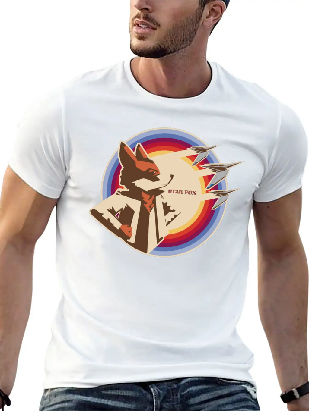Look To The Stars, Fox Unisex Short Sleeve Soft Cotton T-Shirt – Casual Everyday Wear