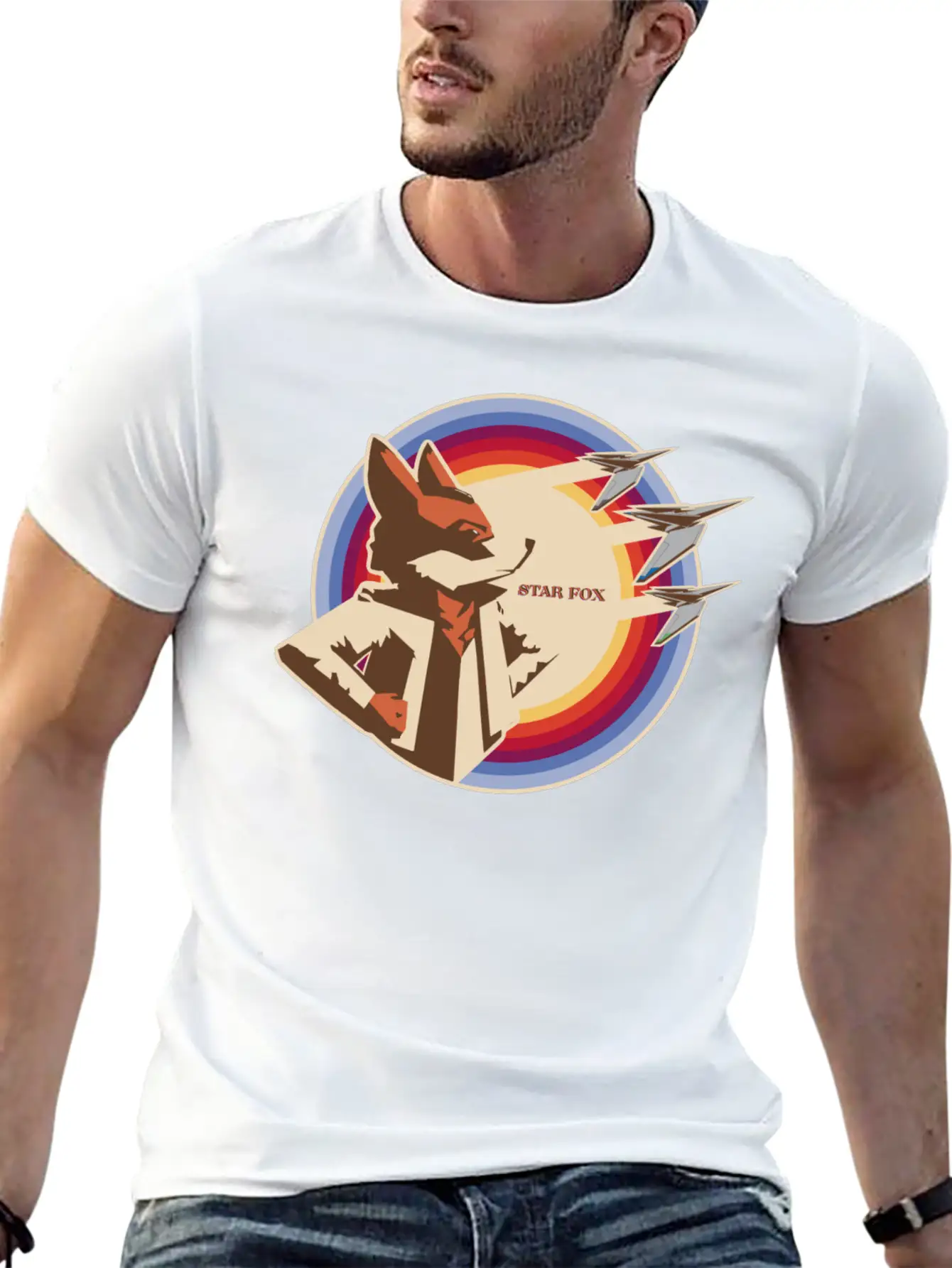 Look To The Stars, Fox Unisex Short Sleeve Soft Cotton T-Shirt – Casual Everyday Wear