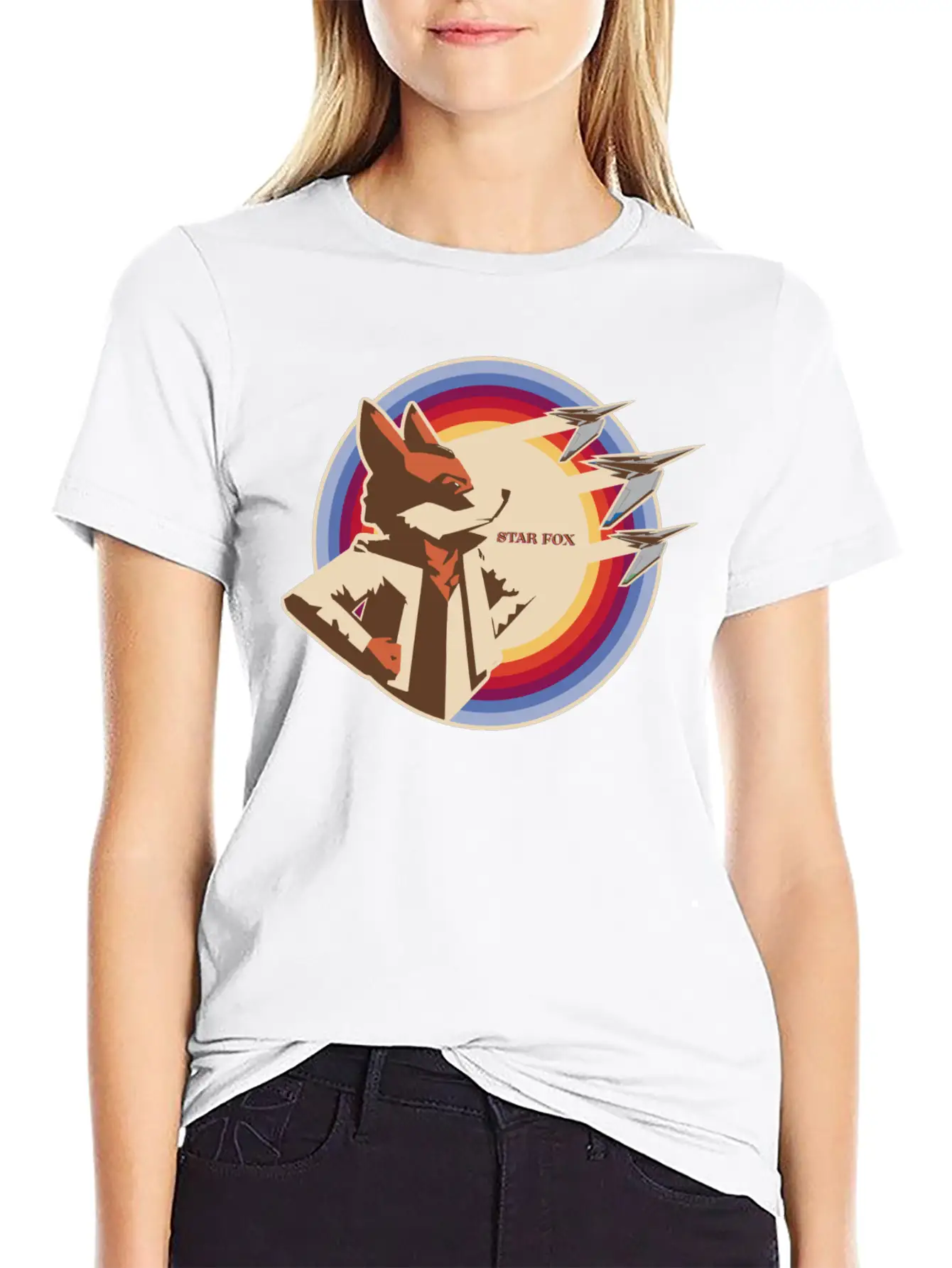 Look To The Stars, Fox Unisex Short Sleeve Soft Cotton T-Shirt – Casual Everyday Wear