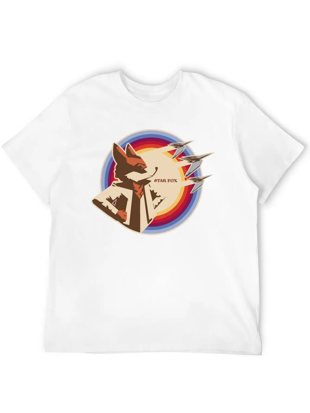 Look To The Stars, Fox Unisex Short Sleeve Soft Cotton T-Shirt – Casual Everyday Wear