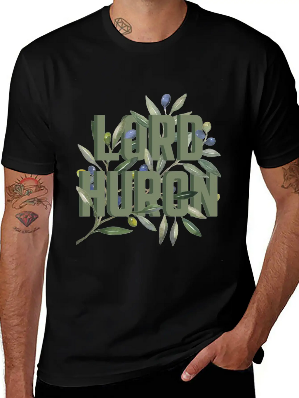 Lord Huron Olive Branch Casual Graphic T-Shirt – Simple And Comfortable Daily Wear