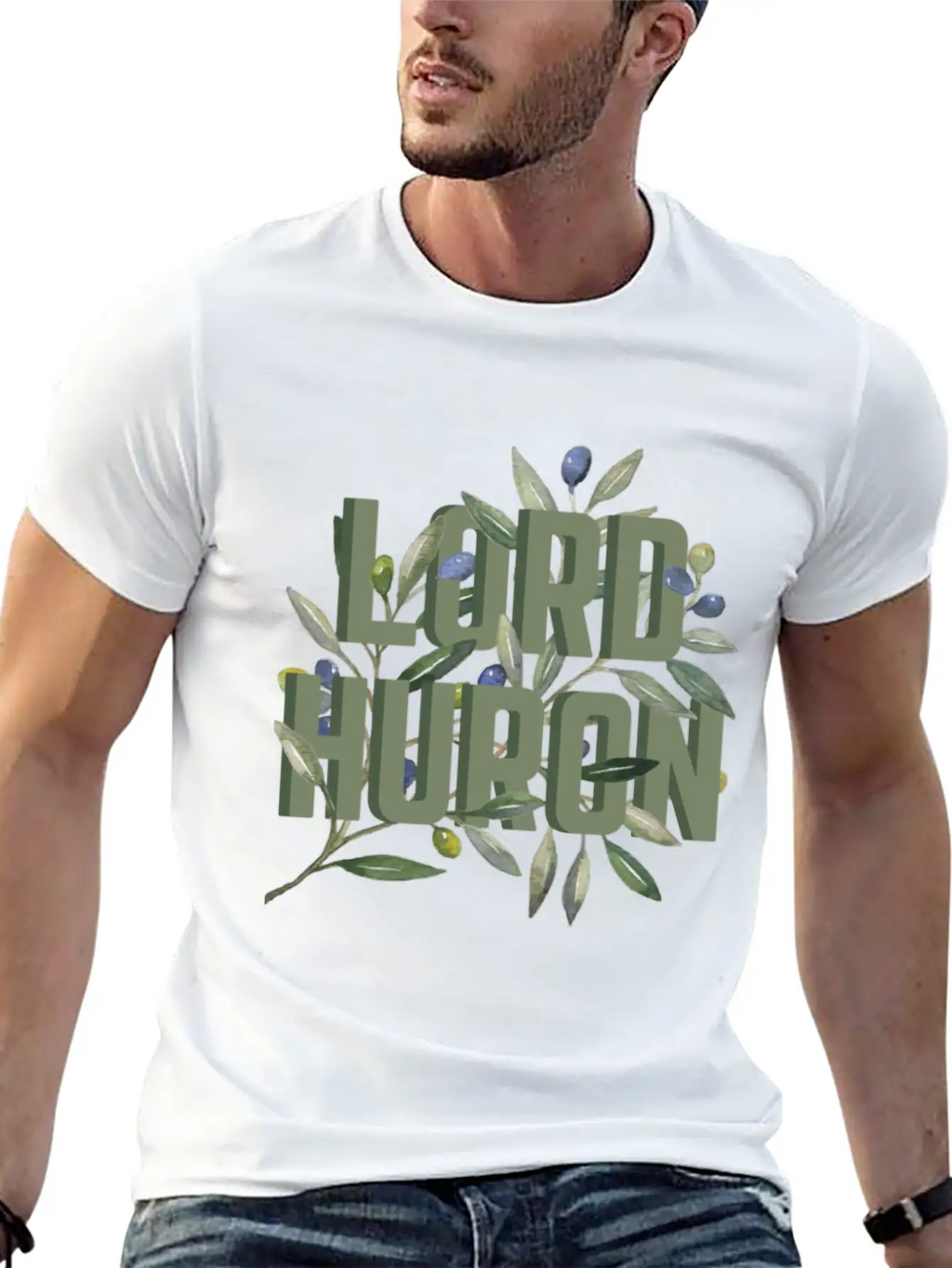 Lord Huron Olive Branch Casual Graphic T-Shirt – Simple And Comfortable Daily Wear