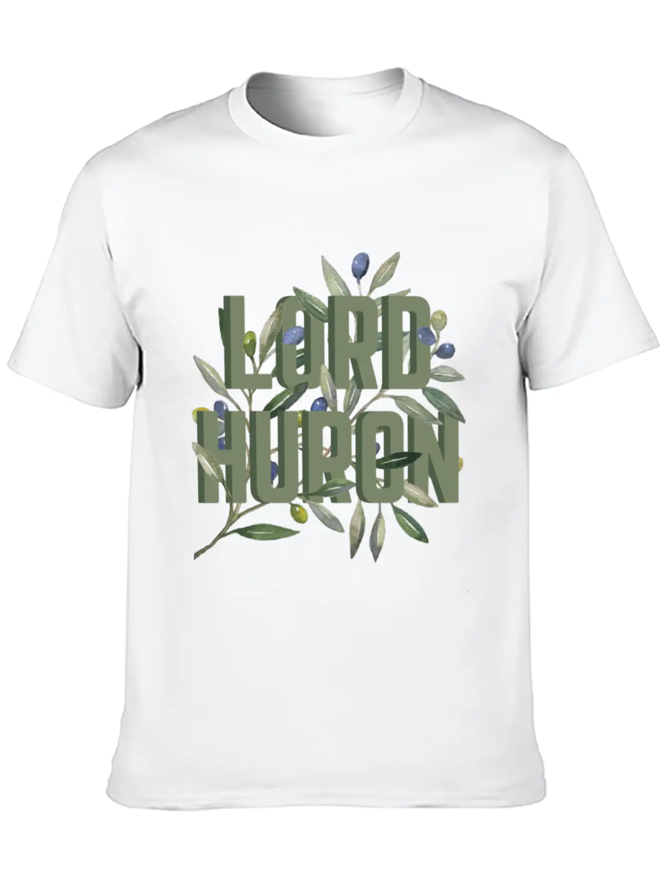 Lord Huron Olive Branch Casual Graphic T-Shirt – Simple And Comfortable Daily Wear
