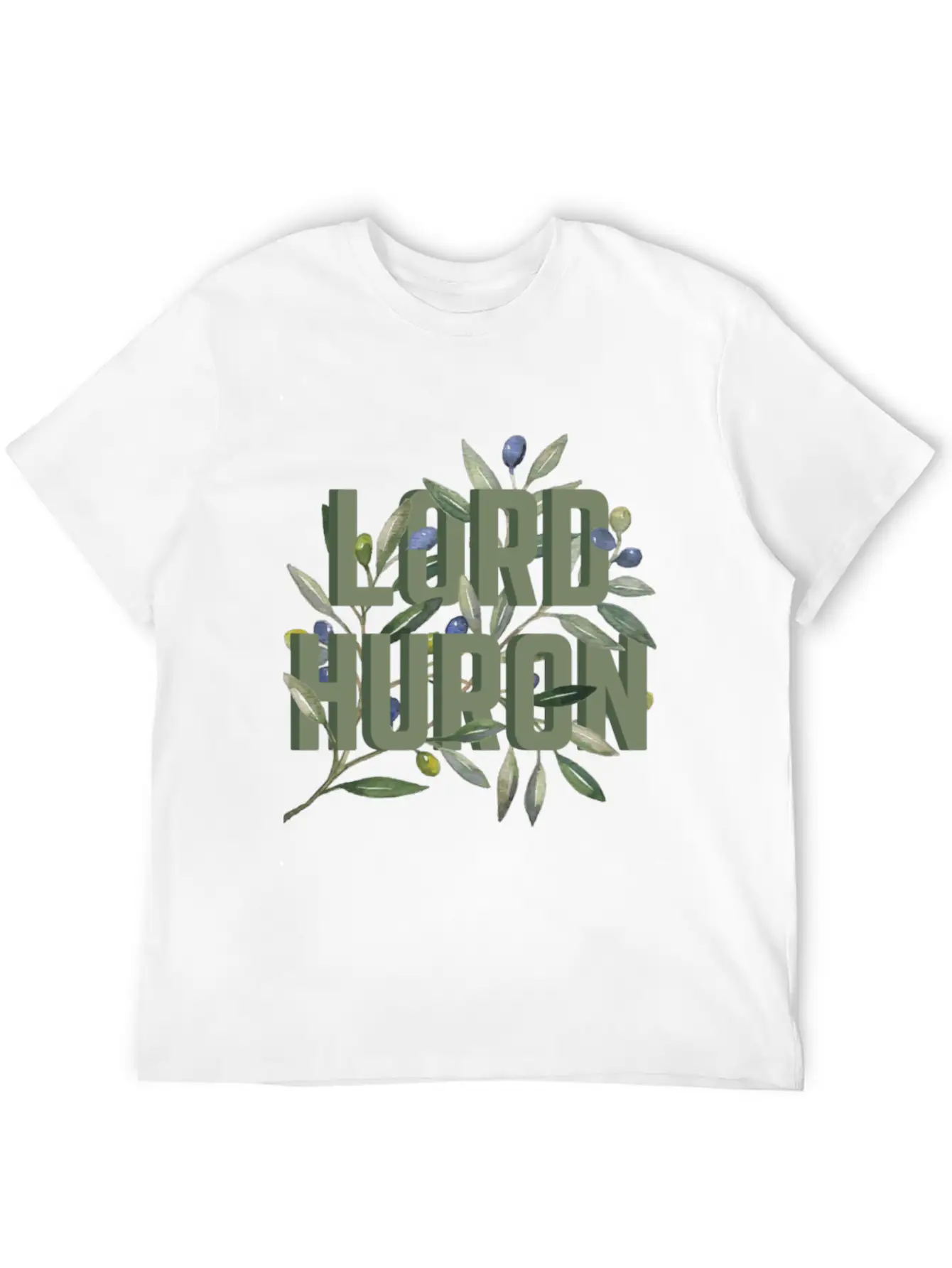 Lord Huron Olive Branch Casual Graphic T-Shirt – Simple And Comfortable Daily Wear