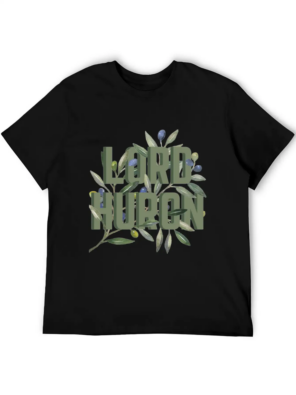Lord Huron Olive Branch Casual Graphic T-Shirt – Simple And Comfortable Daily Wear