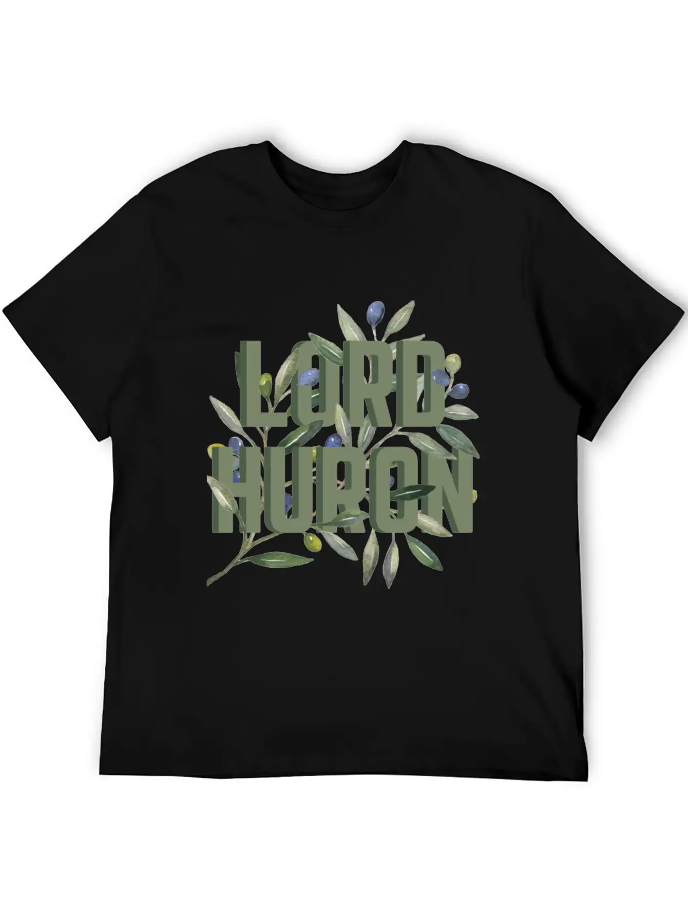 Lord Huron Olive Branch Casual Graphic T-Shirt – Simple And Comfortable Daily Wear