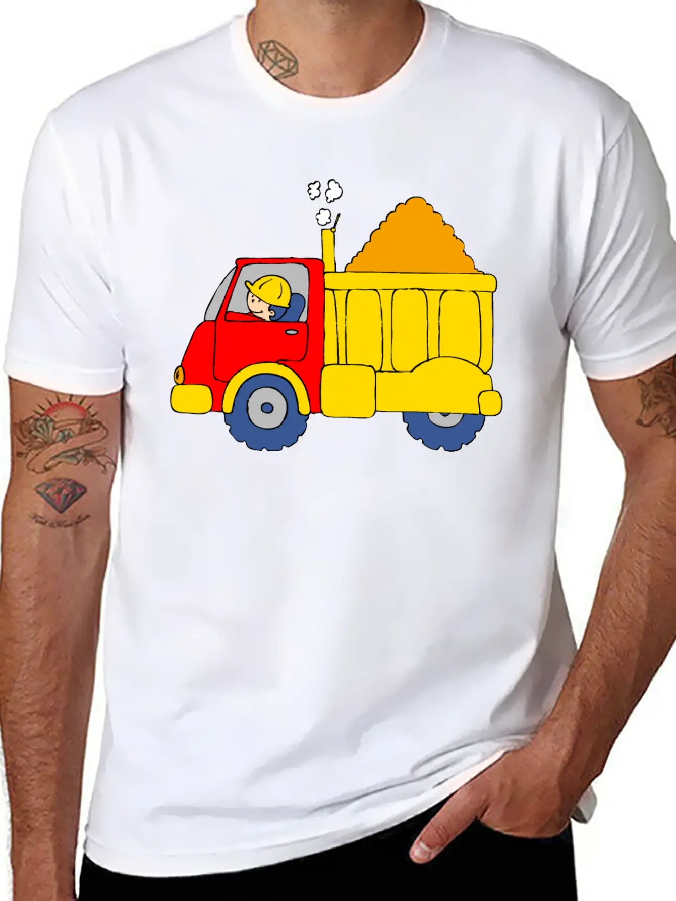 Lorry Truck Unisex Casual T-Shirt – Clean Design For Daily Comfort
