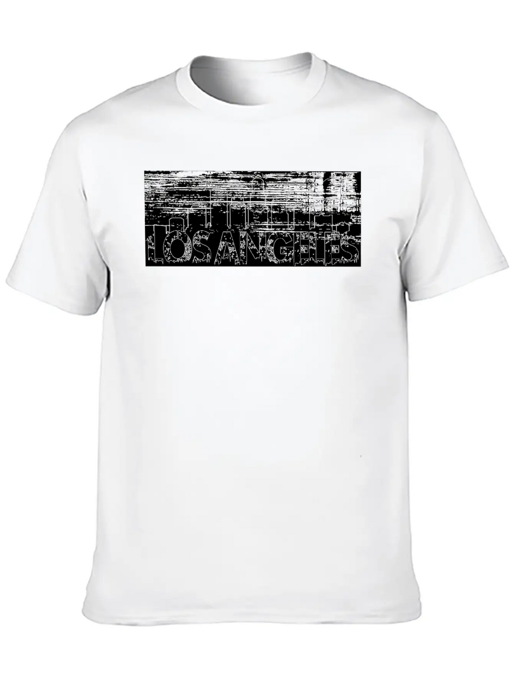 Los Angeles Cityscape Street Wear Unisex Casual T-Shirt – Clean Design For Daily Comfort