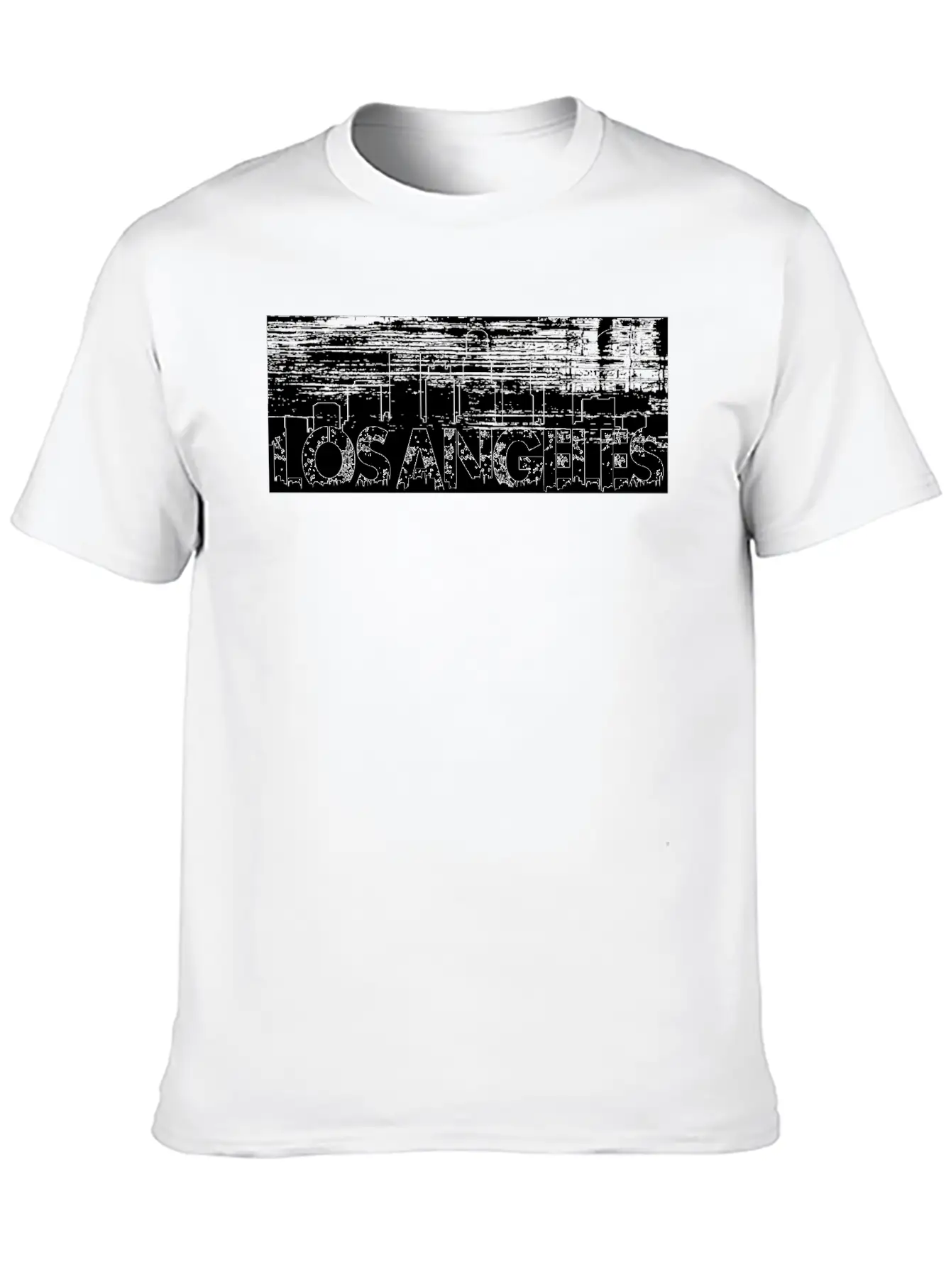 Los Angeles Cityscape Street Wear Unisex Casual T-Shirt – Clean Design For Daily Comfort