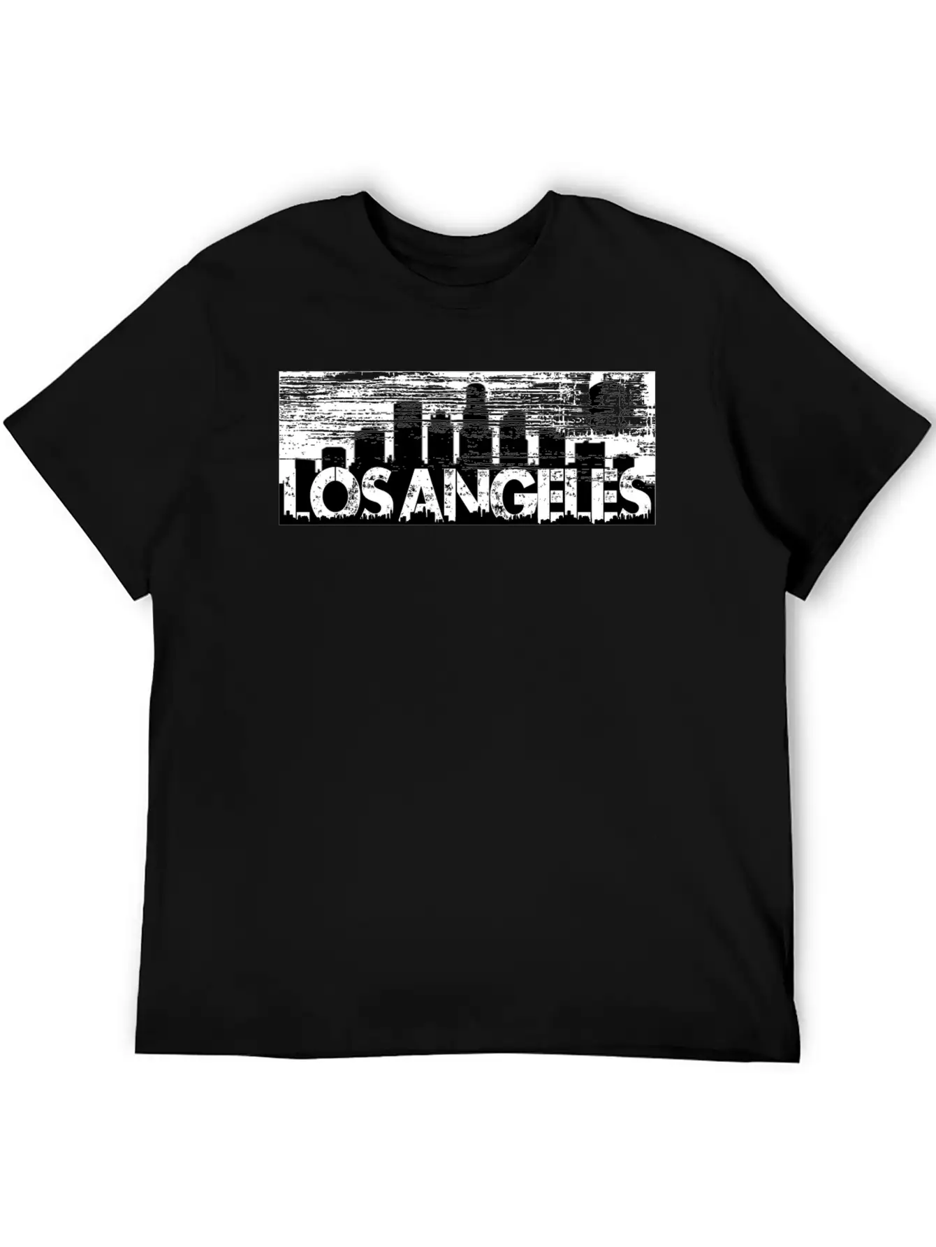 Los Angeles Cityscape Street Wear Unisex Casual T-Shirt – Clean Design For Daily Comfort