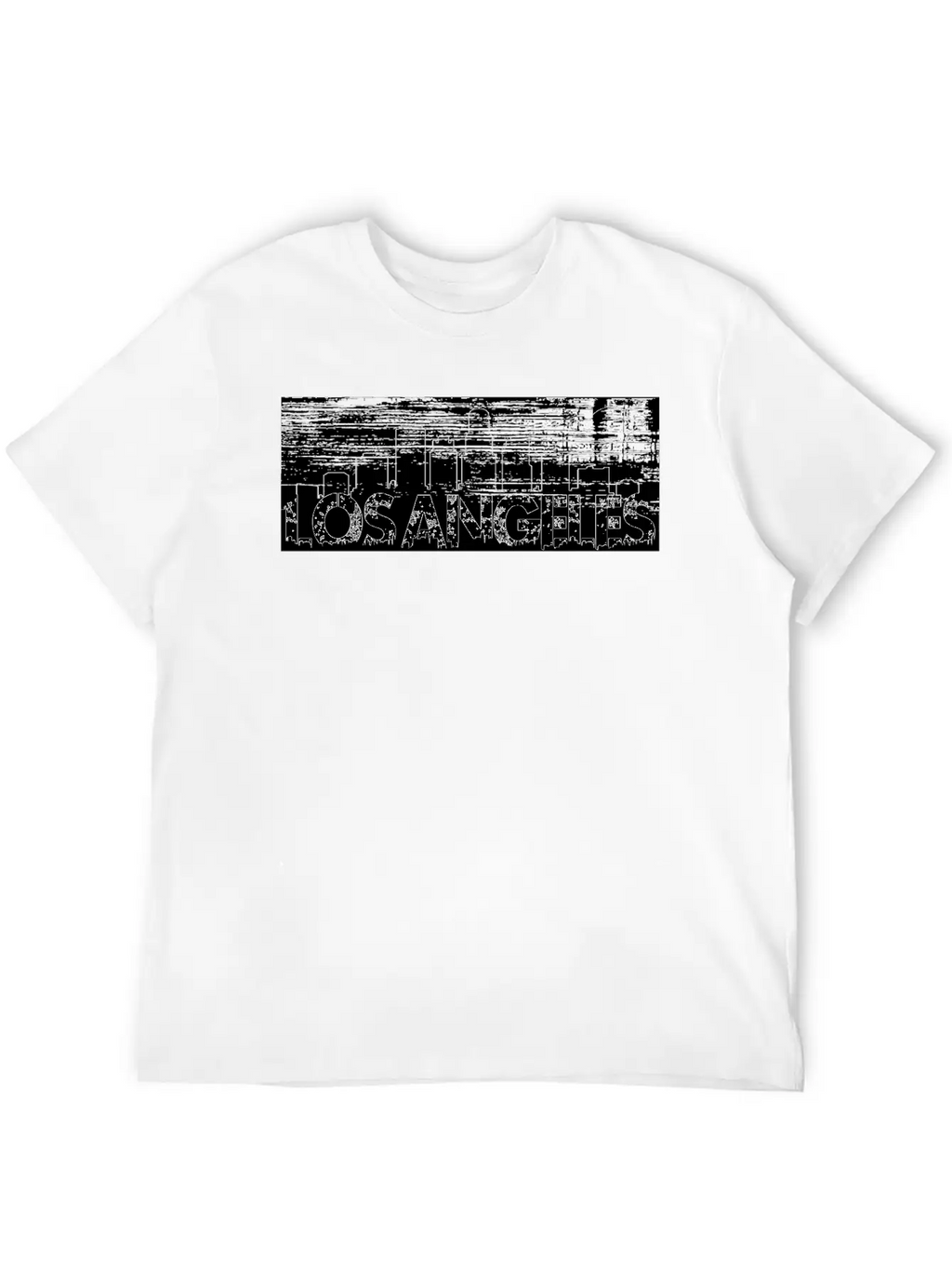 Los Angeles Cityscape Street Wear Unisex Casual T-Shirt – Clean Design For Daily Comfort