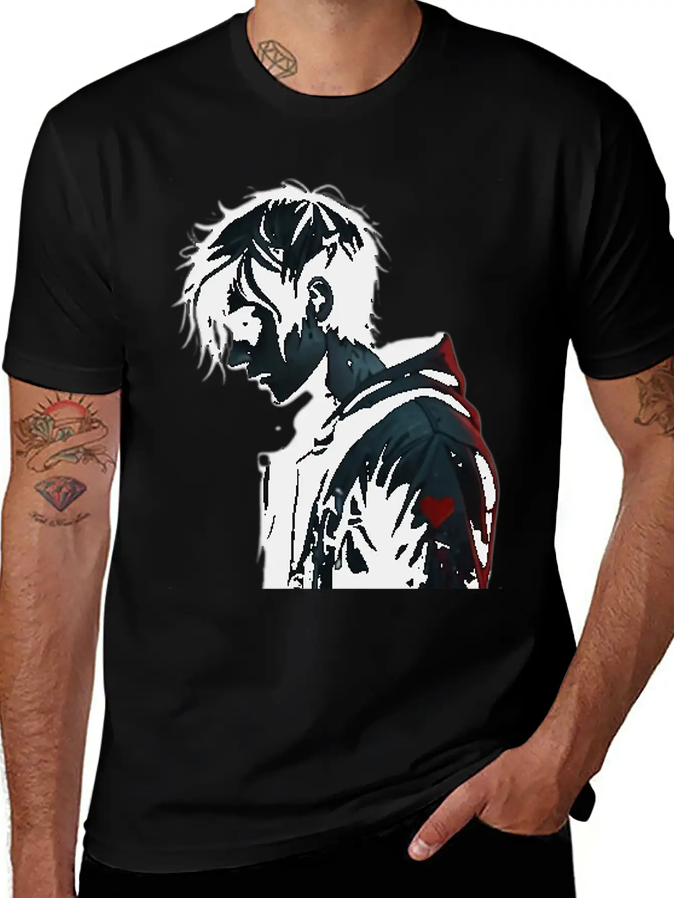 "Lost In Shadows" Unisex Casual T-Shirt – Clean Design For Daily Comfort