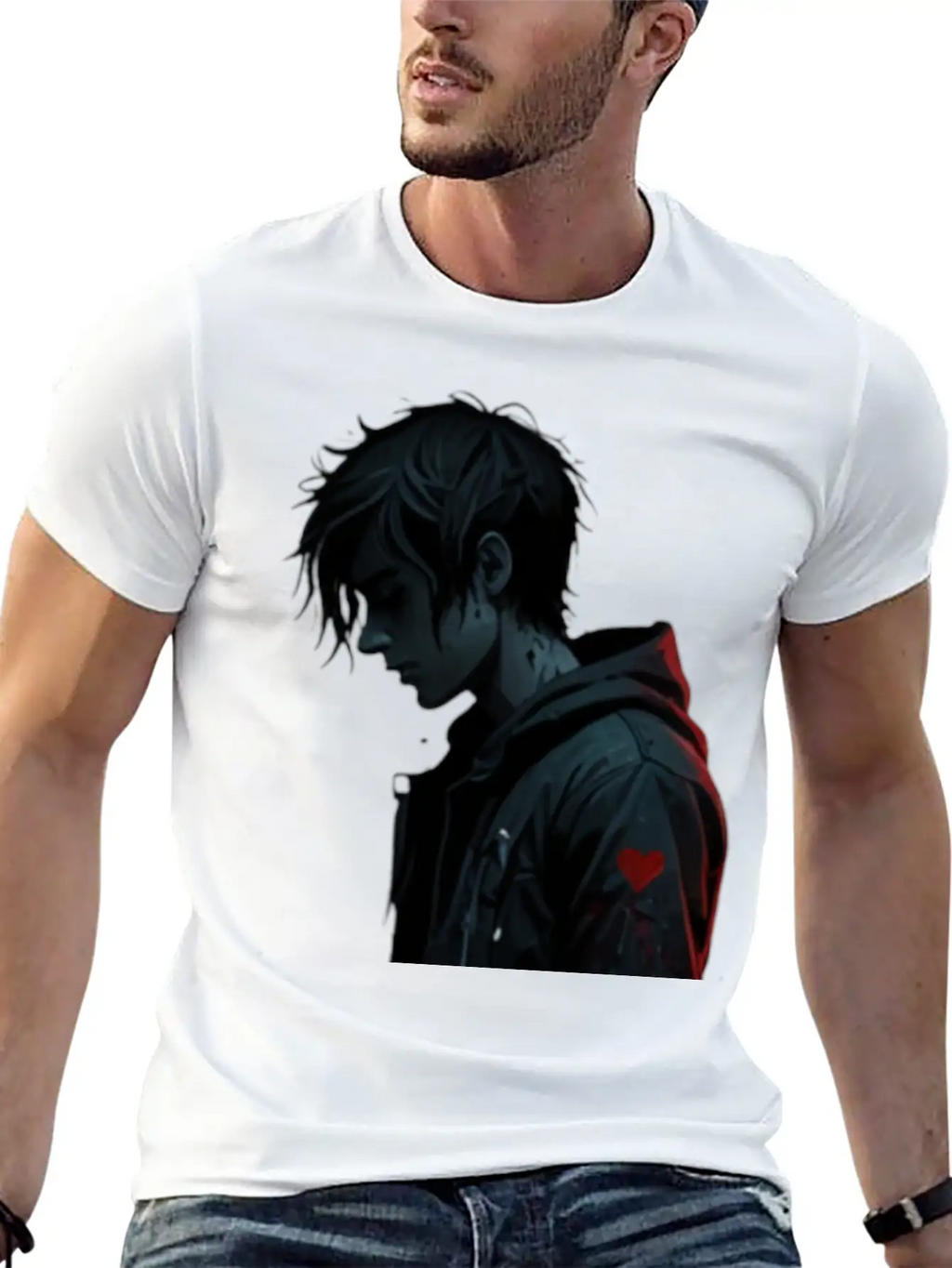 "Lost In Shadows" Unisex Casual T-Shirt – Clean Design For Daily Comfort