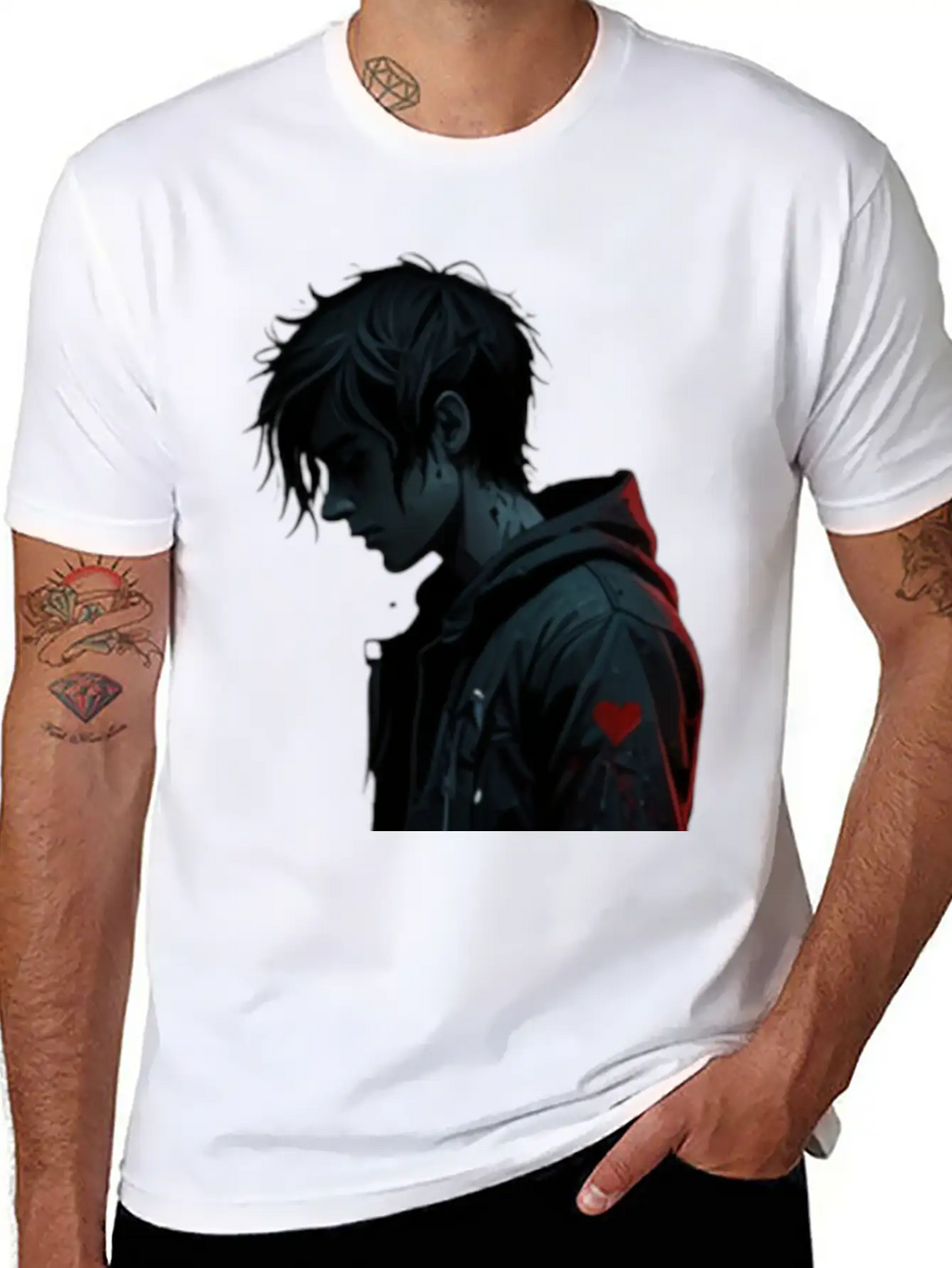 "Lost In Shadows" Unisex Casual T-Shirt – Clean Design For Daily Comfort