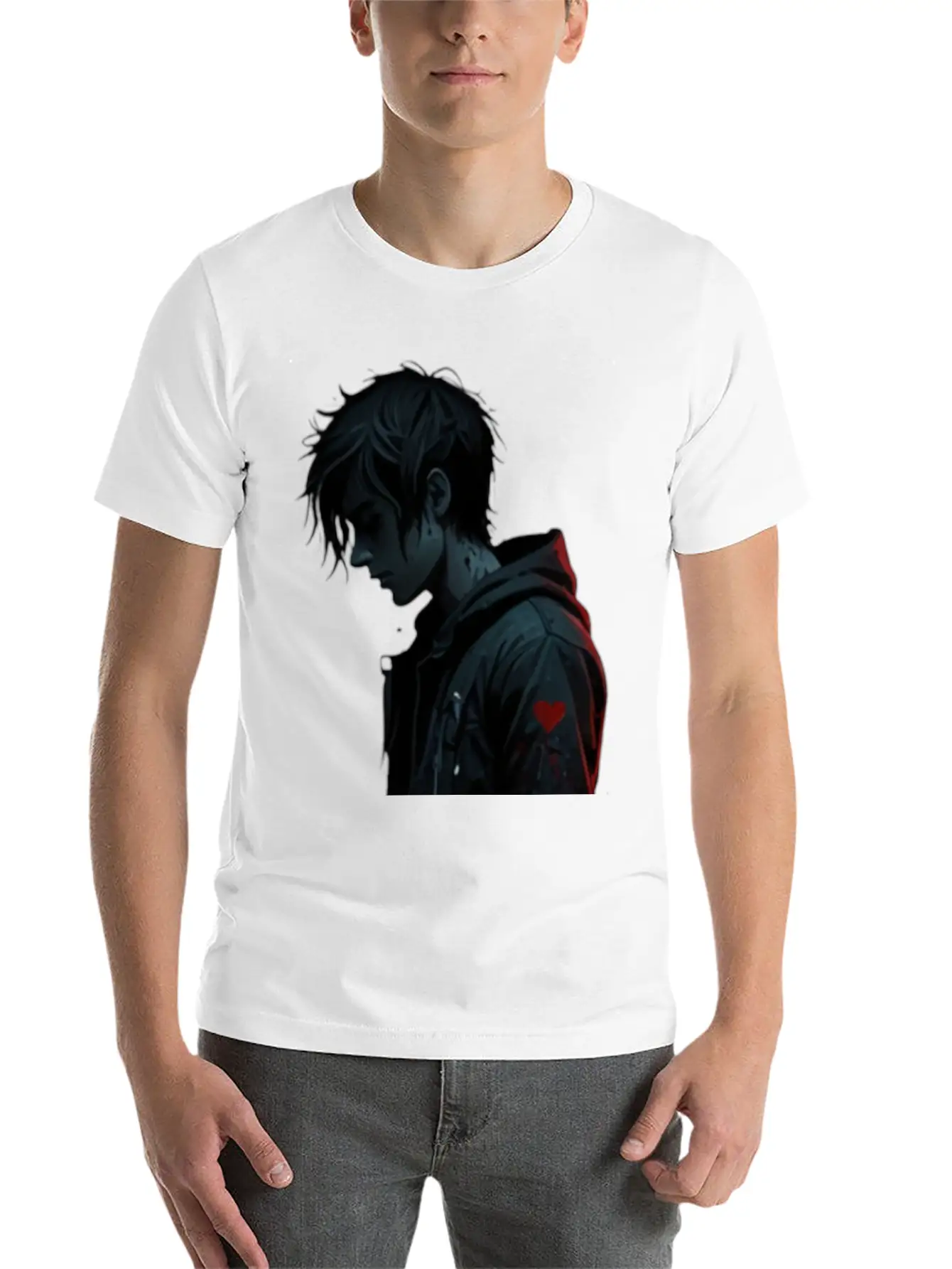 "Lost In Shadows" Unisex Casual T-Shirt – Clean Design For Daily Comfort