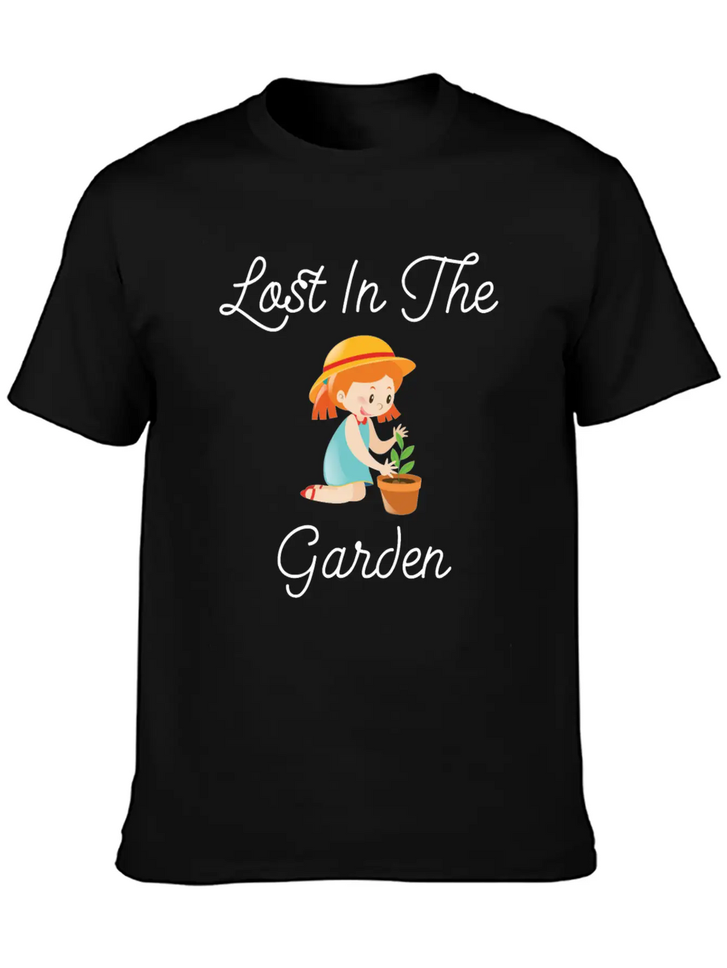 Lost In The Garden Nature Lover Gardening T-Shirt Unisex Casual T-Shirt – Clean Design For Daily Comfort