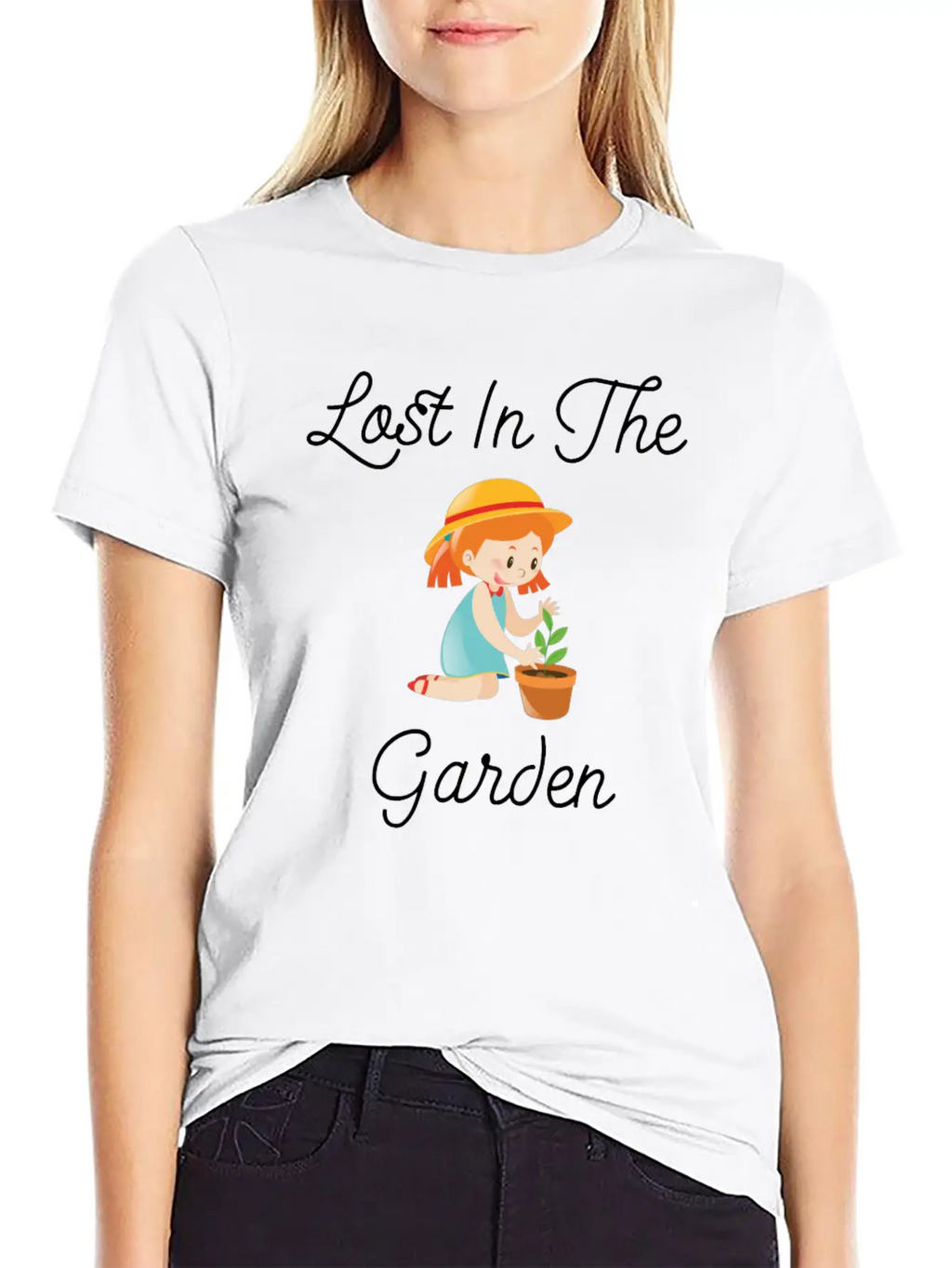 Lost In The Garden Nature Lover Gardening T-Shirt Unisex Casual T-Shirt – Clean Design For Daily Comfort