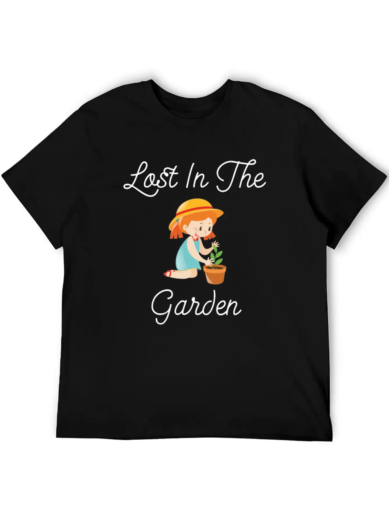 Lost In The Garden Nature Lover Gardening T-Shirt Unisex Casual T-Shirt – Clean Design For Daily Comfort