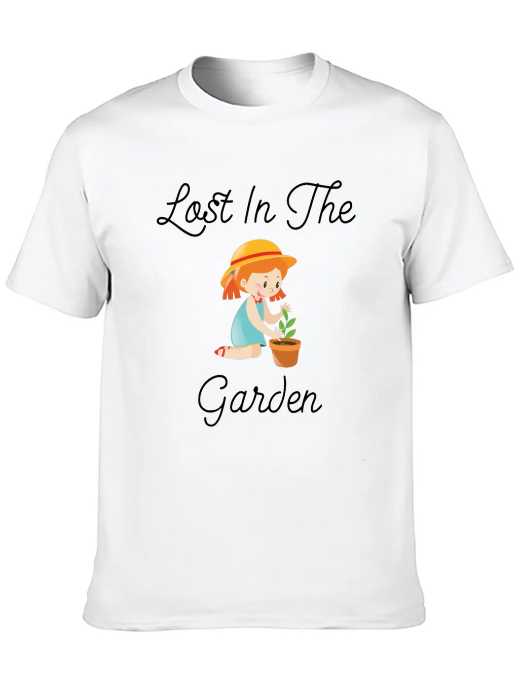 Lost In The Garden Nature Lover Gardening T-Shirt Unisex Casual T-Shirt – Clean Design For Daily Comfort