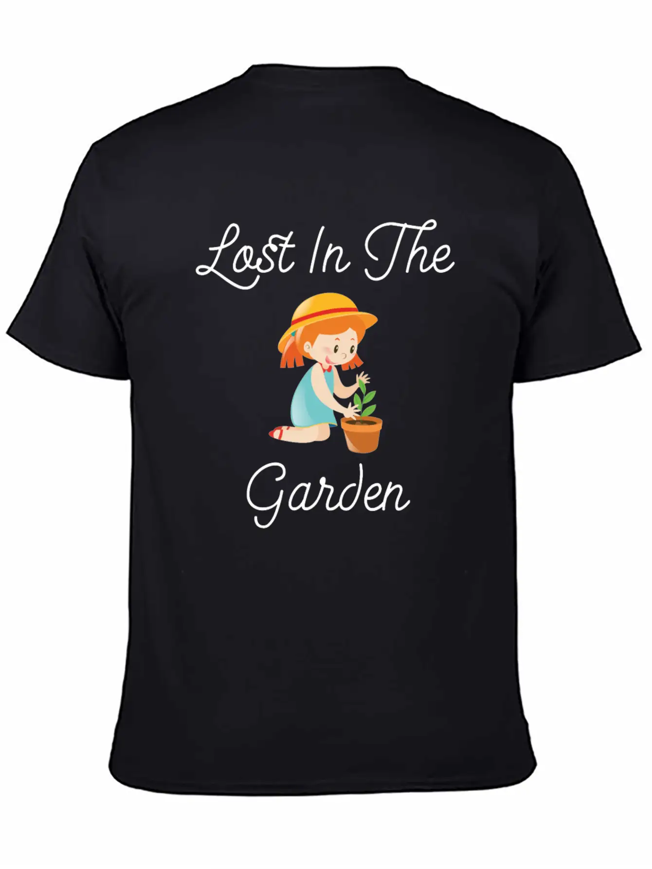 Lost In The Garden Nature Lover Gardening T-Shirt Unisex Casual T-Shirt – Clean Design For Daily Comfort