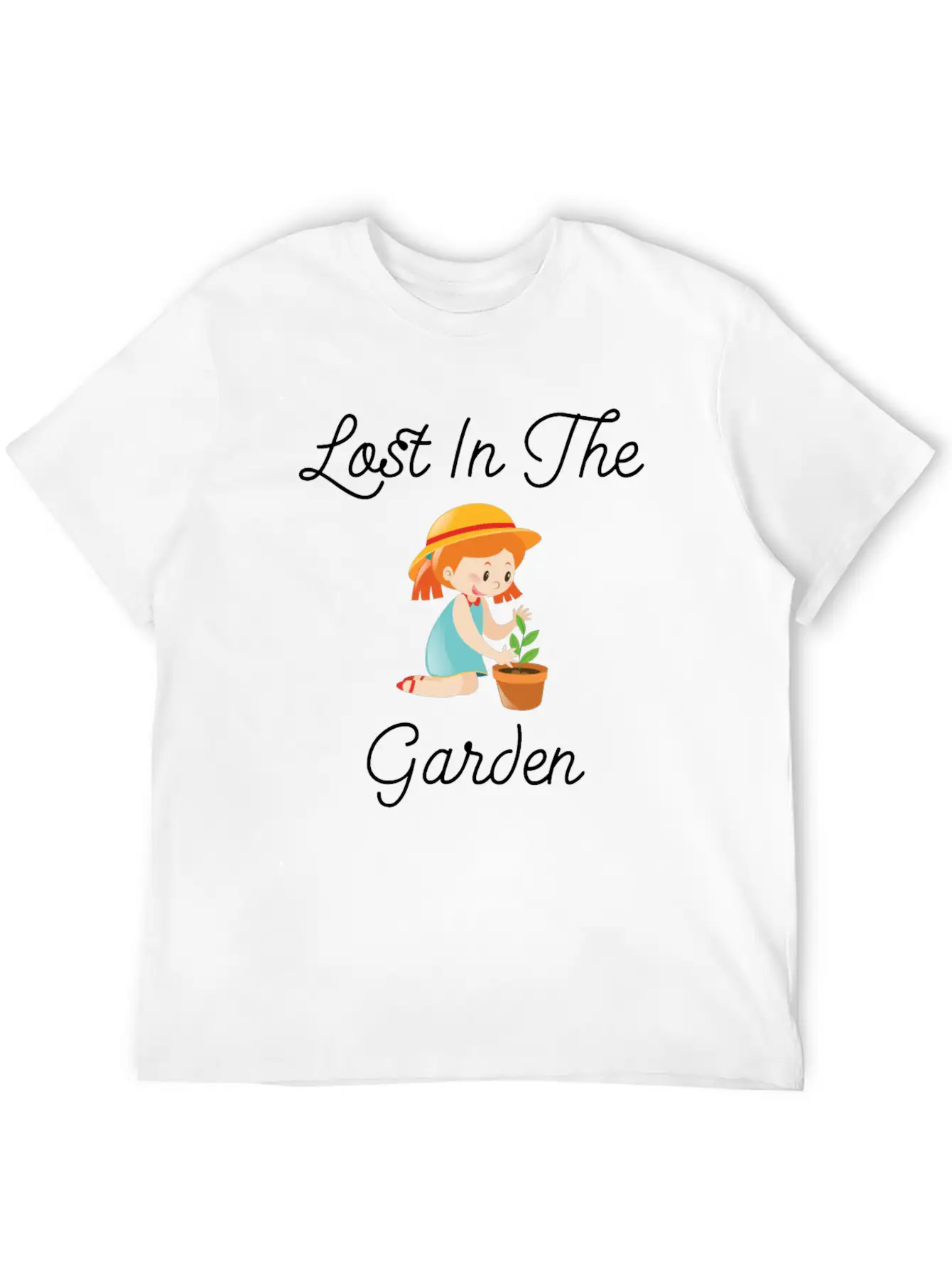 Lost In The Garden Nature Lover Gardening T-Shirt Unisex Casual T-Shirt – Clean Design For Daily Comfort