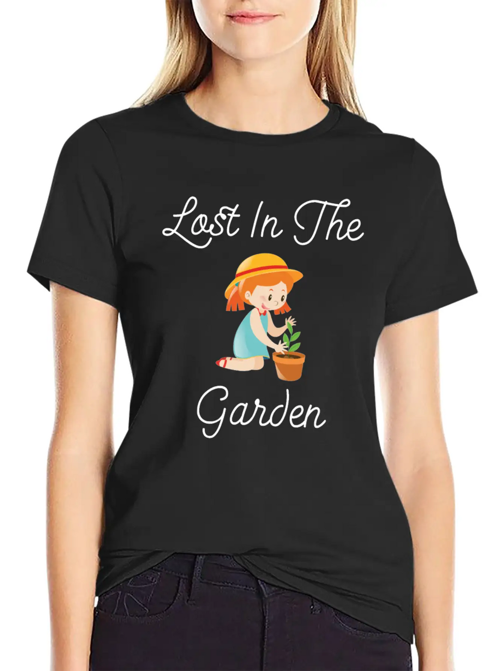 Lost In The Garden Nature Lover Gardening T-Shirt Unisex Casual T-Shirt – Clean Design For Daily Comfort