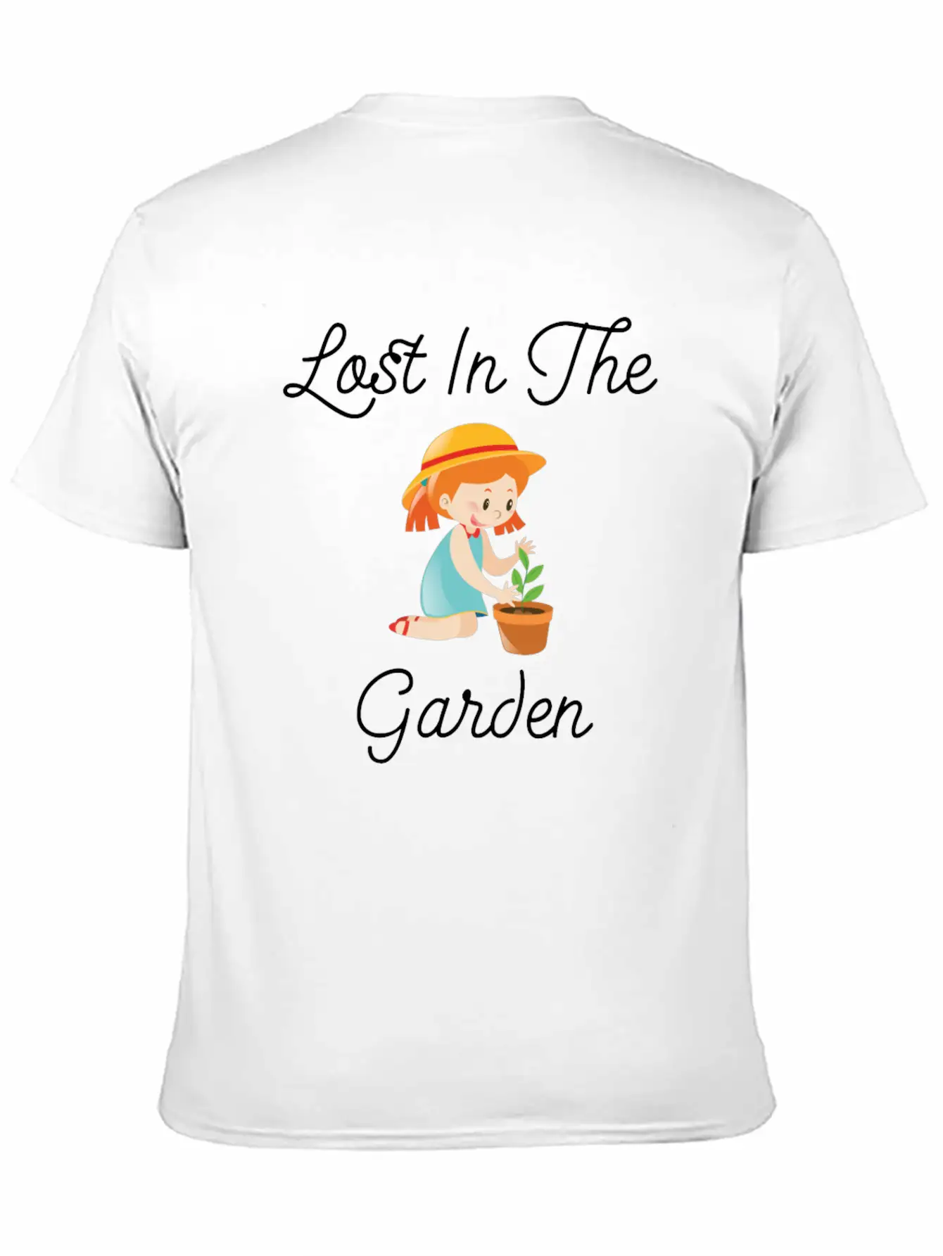 Lost In The Garden Nature Lover Gardening T-Shirt Unisex Casual T-Shirt – Clean Design For Daily Comfort