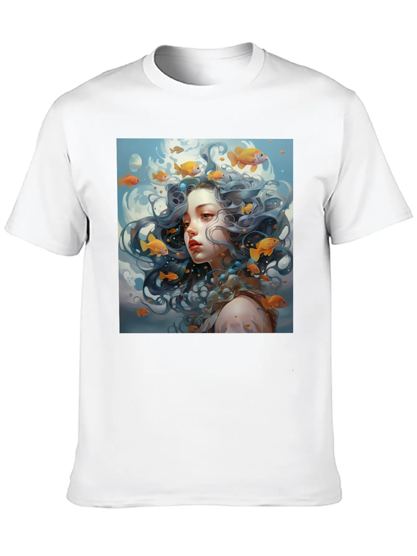 Lost In Water [Surreal Aesthetic] Unisex Casual T-Shirt – Clean Design For Daily Comfort