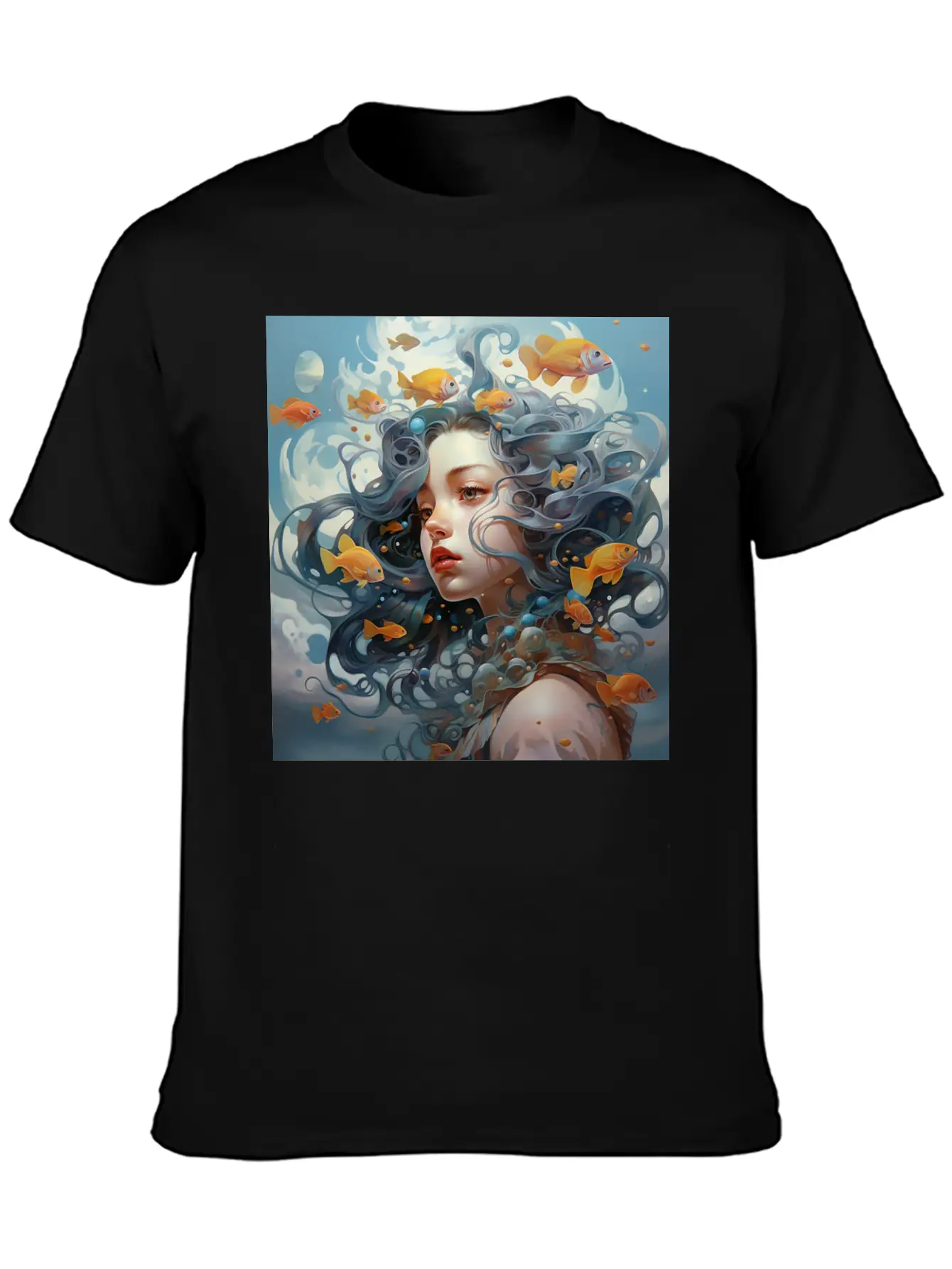 Lost In Water [Surreal Aesthetic] Unisex Casual T-Shirt – Clean Design For Daily Comfort