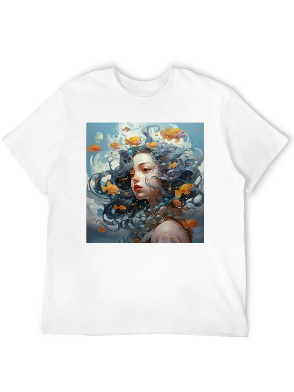 Lost In Water [Surreal Aesthetic] Unisex Casual T-Shirt – Clean Design For Daily Comfort