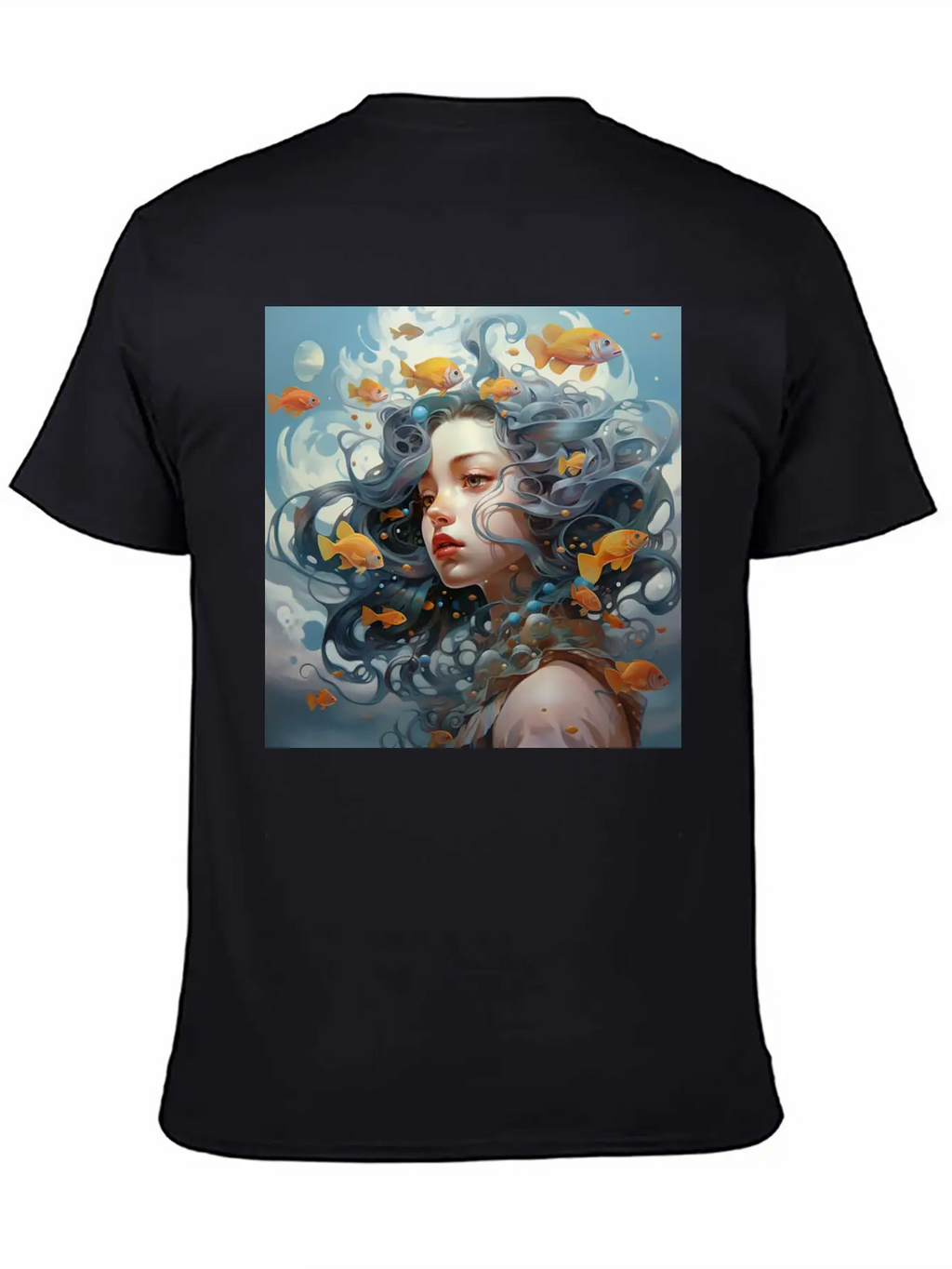 Lost In Water [Surreal Aesthetic] Unisex Casual T-Shirt – Clean Design For Daily Comfort