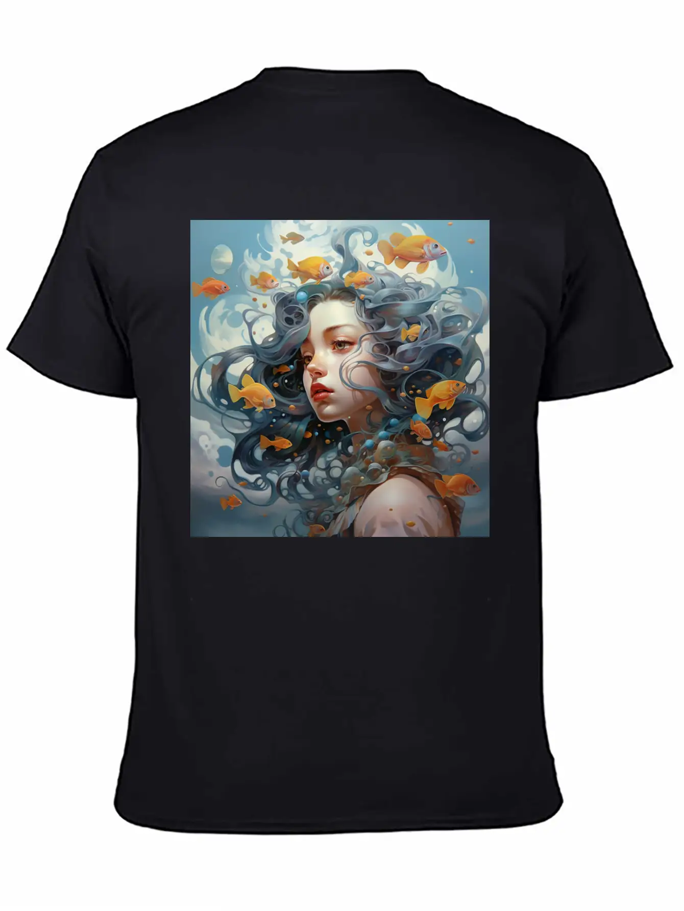 Lost In Water [Surreal Aesthetic] Unisex Casual T-Shirt – Clean Design For Daily Comfort