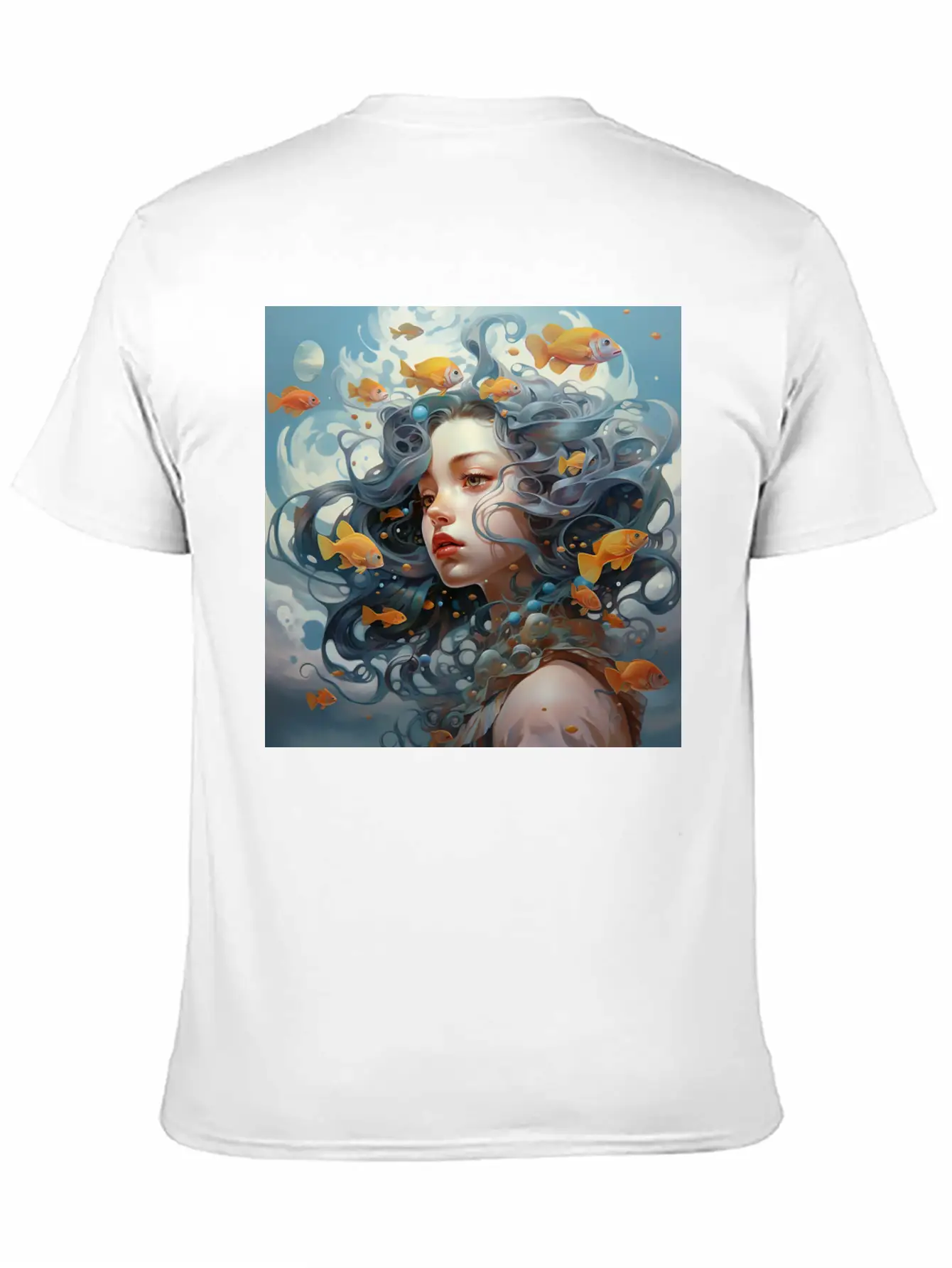 Lost In Water [Surreal Aesthetic] Unisex Casual T-Shirt – Clean Design For Daily Comfort
