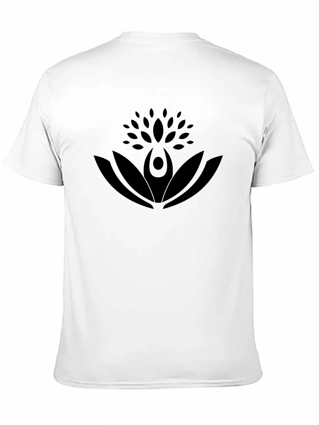 Lotus Flower Blossom Unisex Casual T-Shirt – Clean Design For Daily Comfort