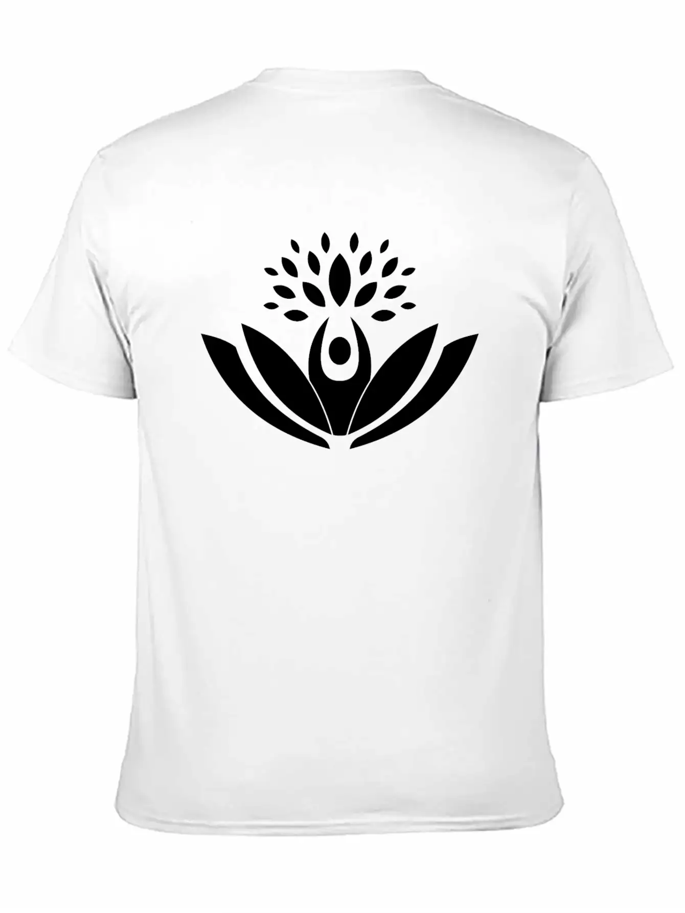 Lotus Flower Blossom Unisex Casual T-Shirt – Clean Design For Daily Comfort
