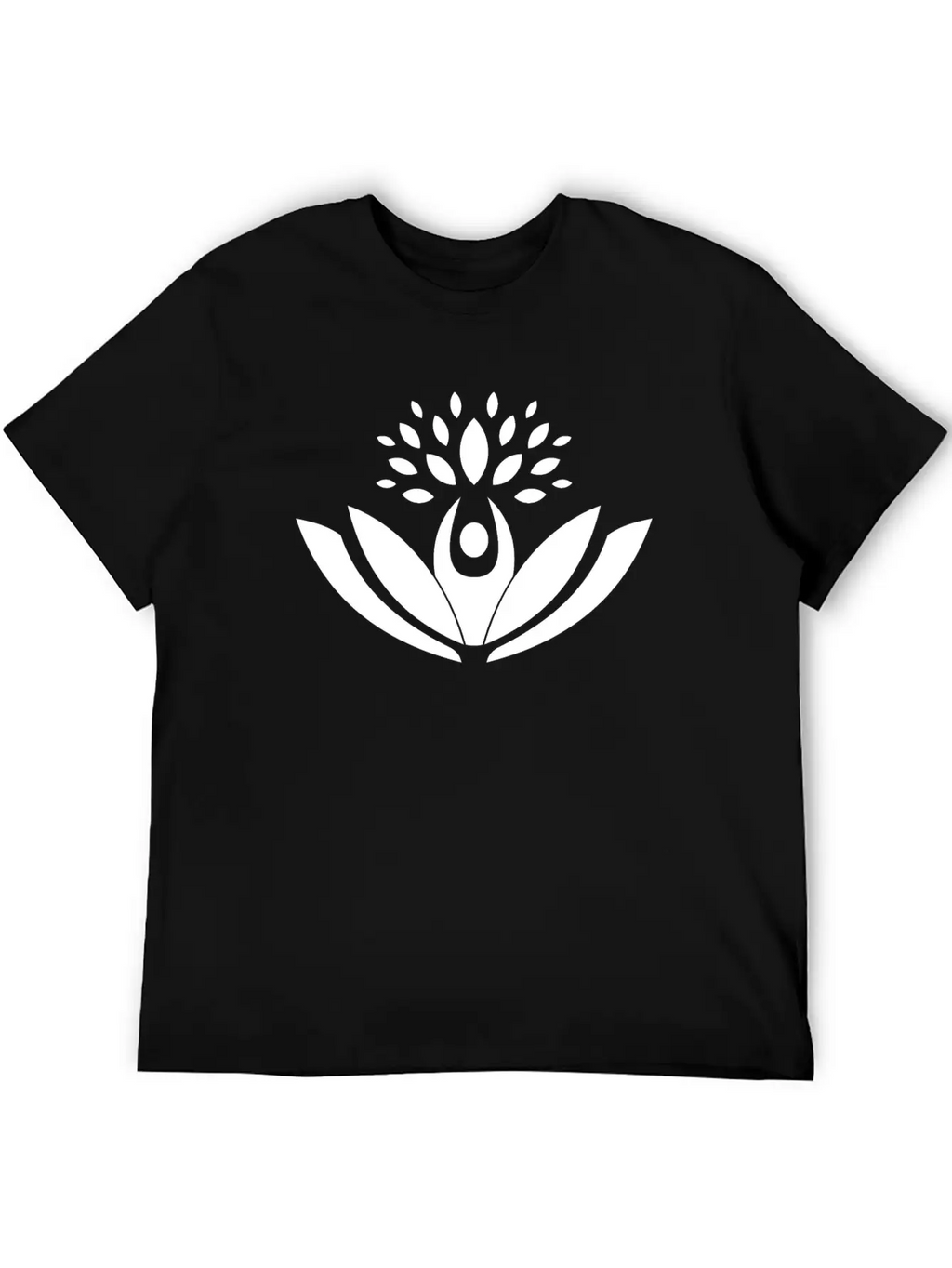 Lotus Flower Blossom Unisex Casual T-Shirt – Clean Design For Daily Comfort