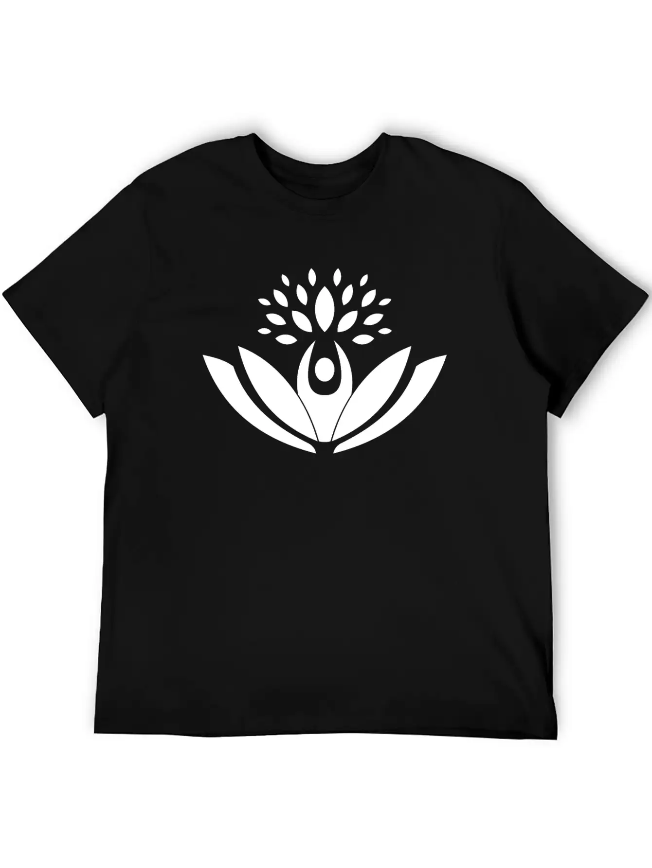 Lotus Flower Blossom Unisex Casual T-Shirt – Clean Design For Daily Comfort