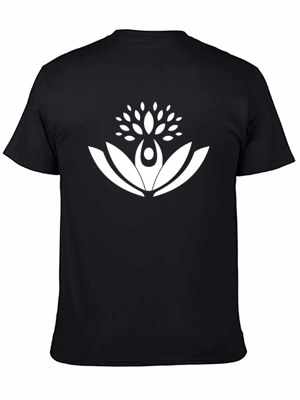 Lotus Flower Blossom Unisex Casual T-Shirt – Clean Design For Daily Comfort