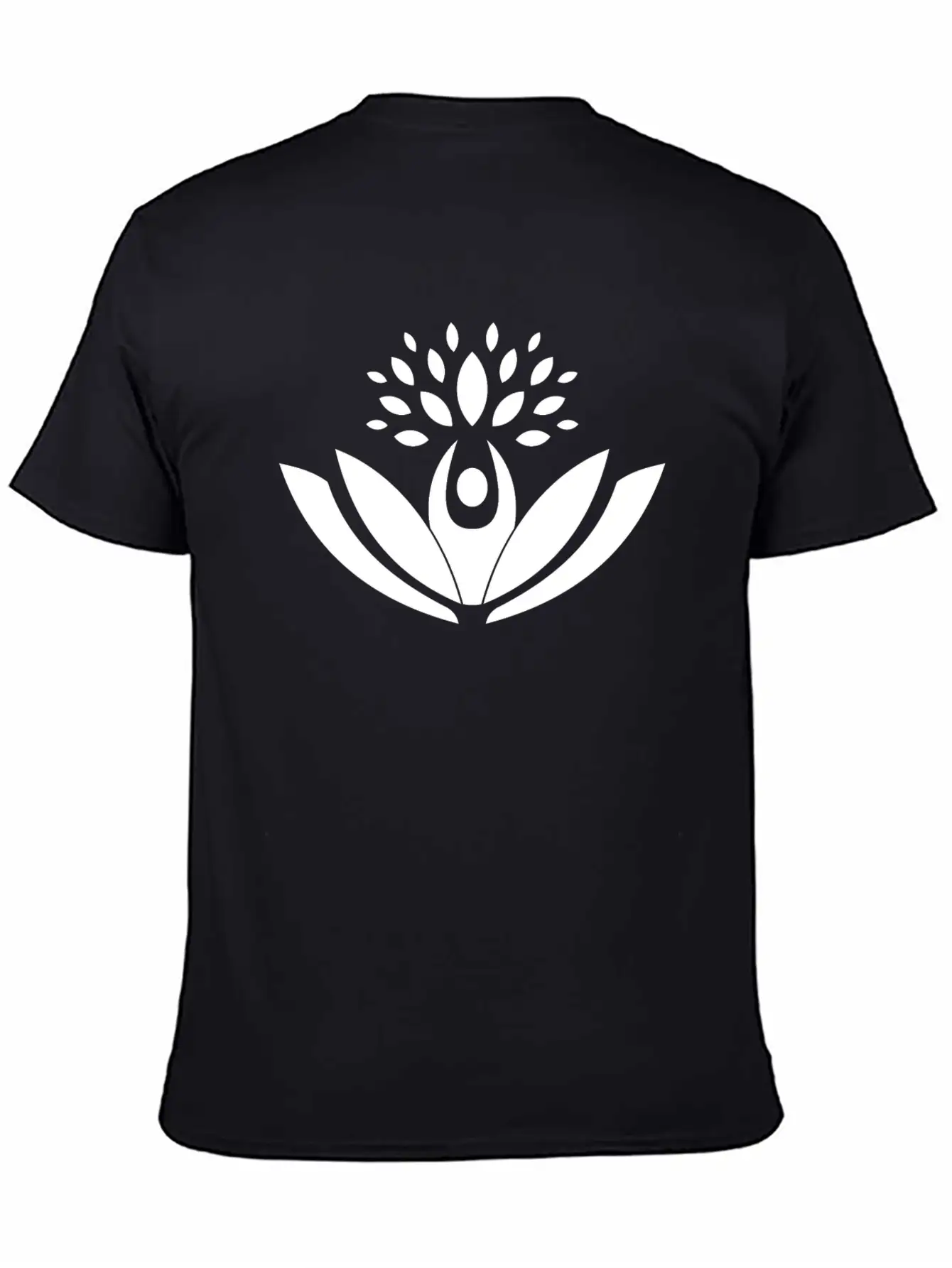 Lotus Flower Blossom Unisex Casual T-Shirt – Clean Design For Daily Comfort