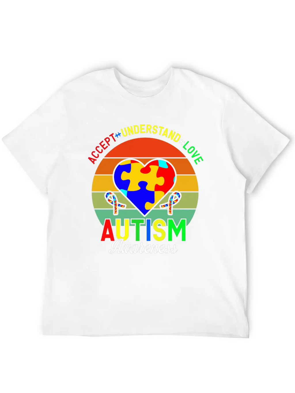 Love Autism Awareness Essential Cotton Tee For Daily Outfits – Unisex Style