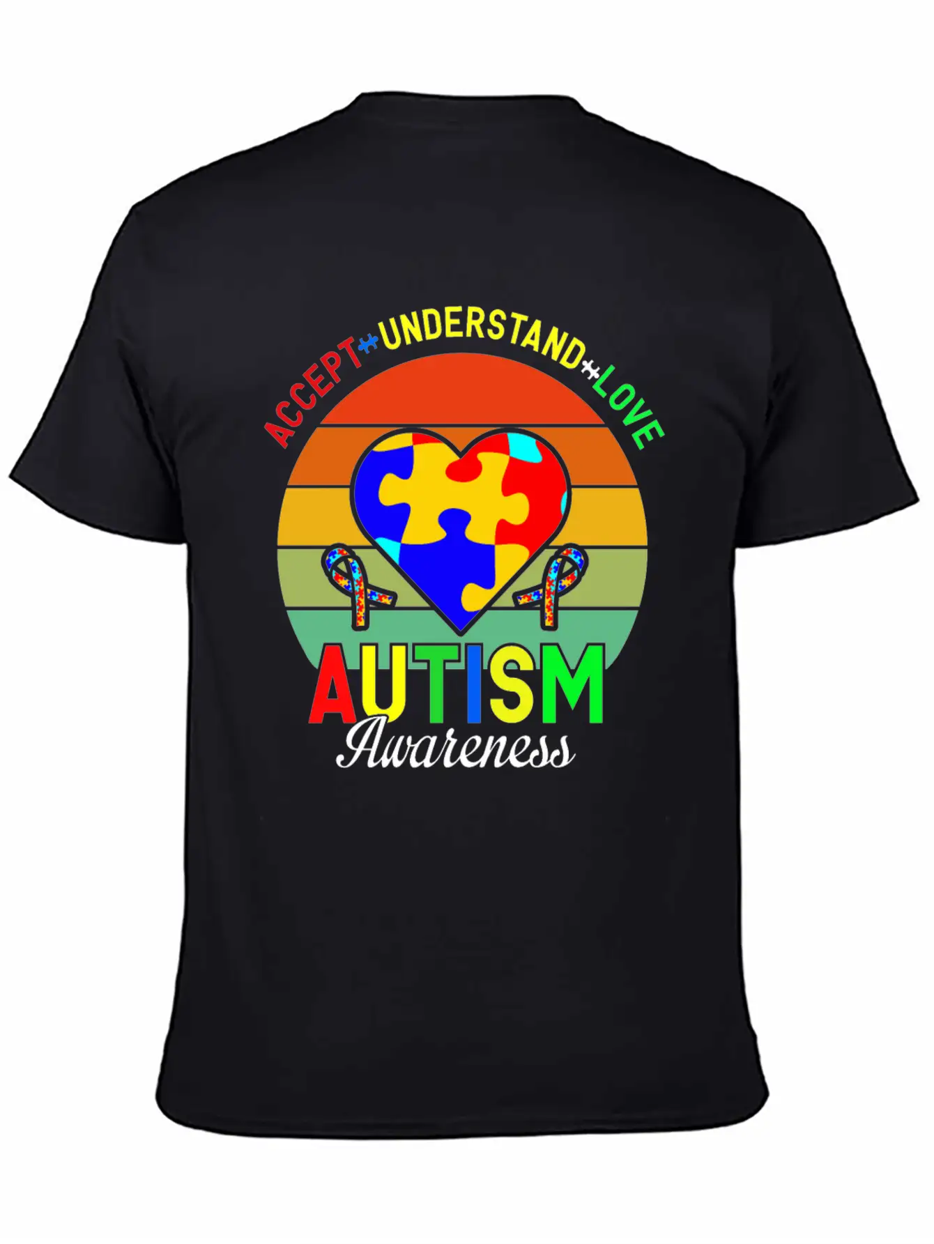 Love Autism Awareness Essential Cotton Tee For Daily Outfits – Unisex Style